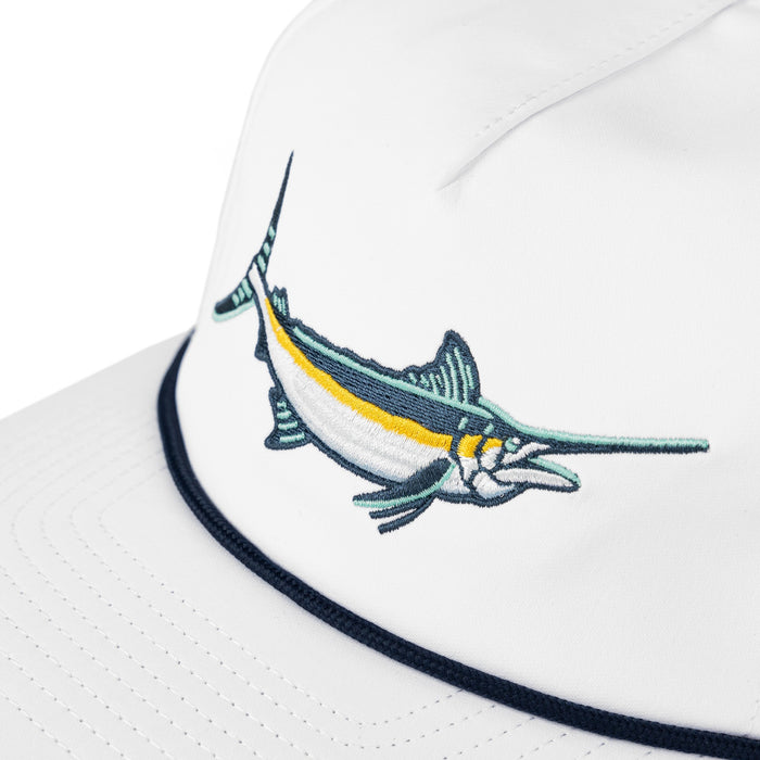 Avid Gamefish Retro Camper Hat WHT-White OS