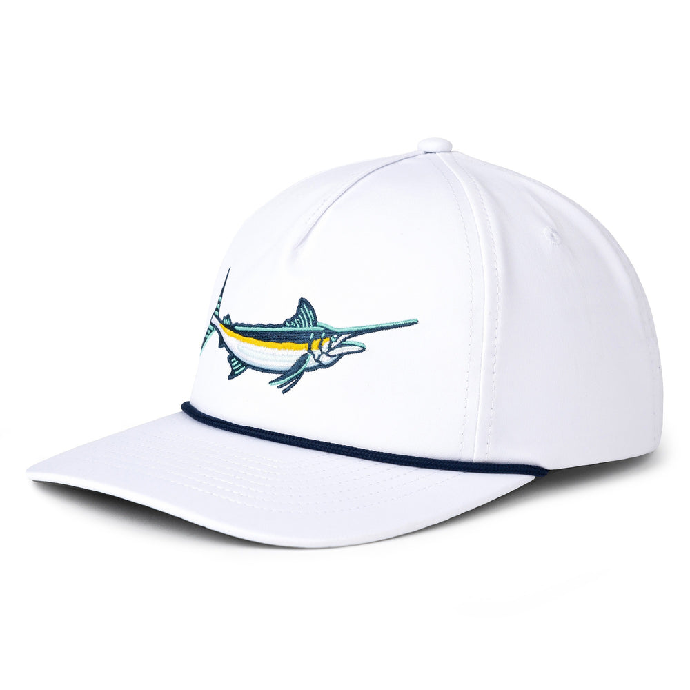 Avid Gamefish Retro Camper Hat WHT-White OS