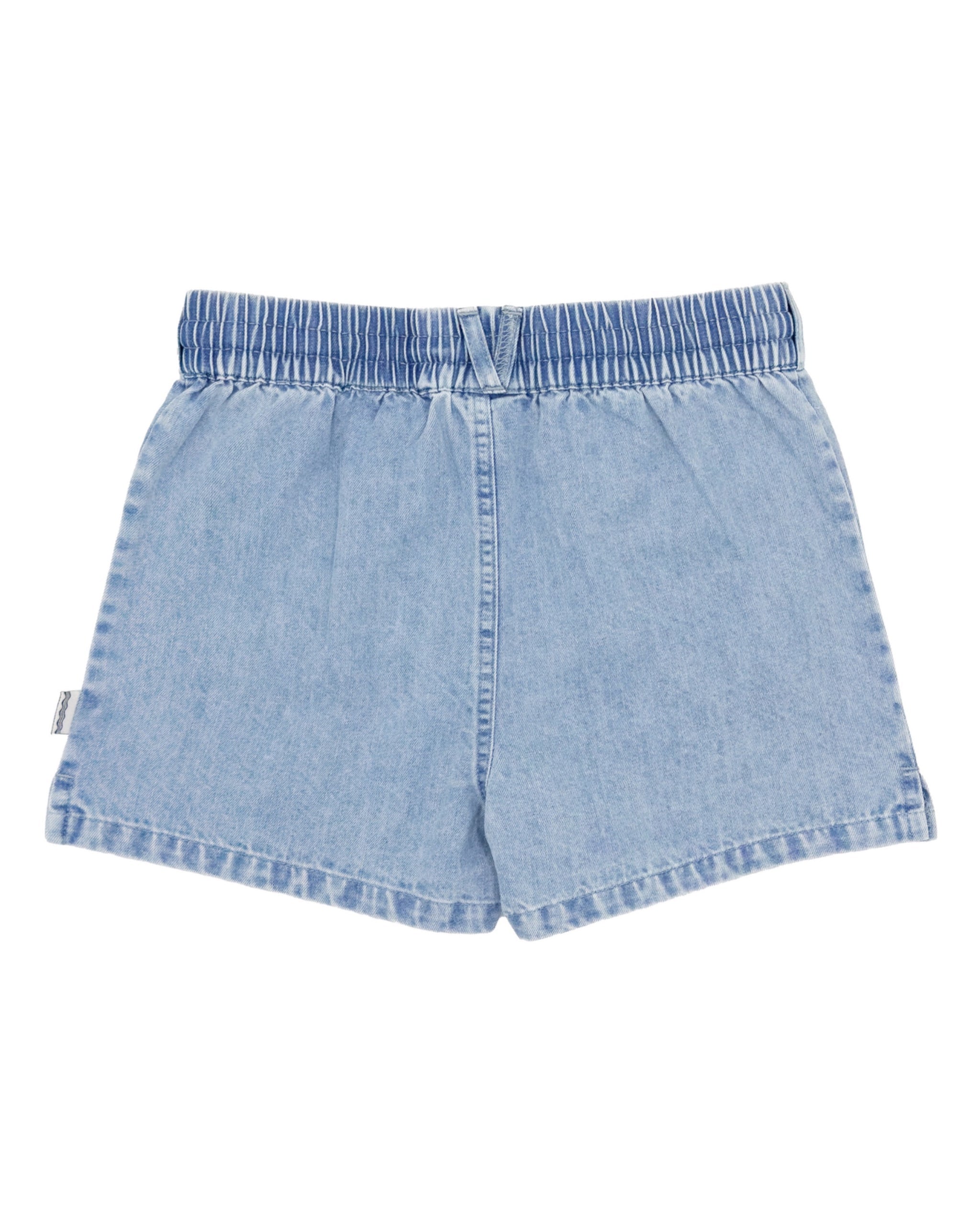 FEATHER 4 ARROW COSTA DENIM SHORT LIN - LIGHT INDIGO 10-11Y