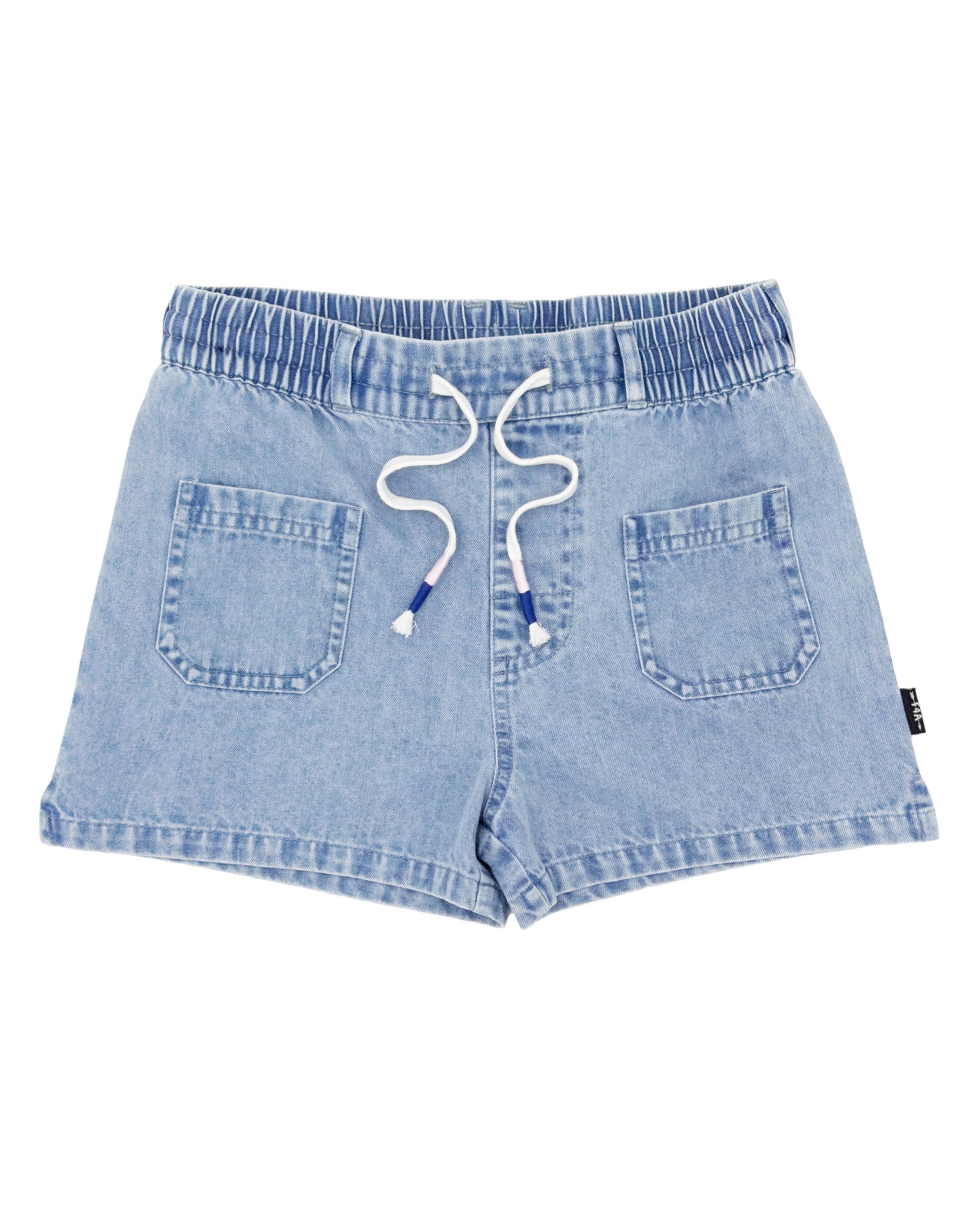 FEATHER 4 ARROW COSTA DENIM SHORT LIN - LIGHT INDIGO 10-11Y