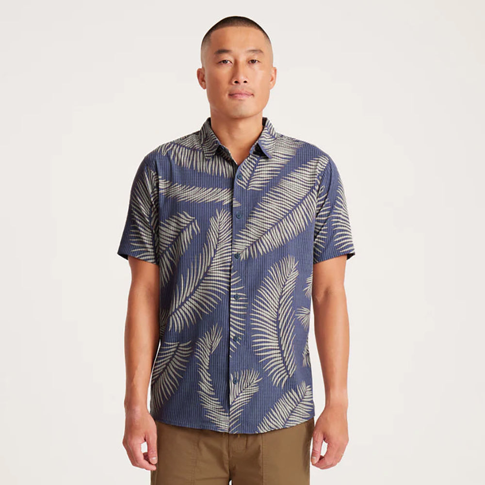 ROARK Bless Up Breathable Stretch Shirt FFS-FIRE FERN SLATE L