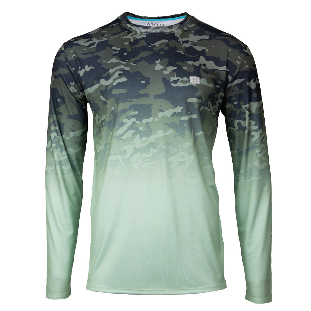 Avid Avidry Camo Fade Crew CYP L