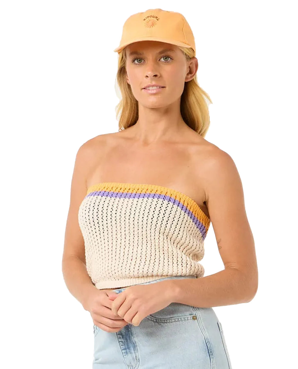 RIP CURL CALA VADELLA CROCHET TOP