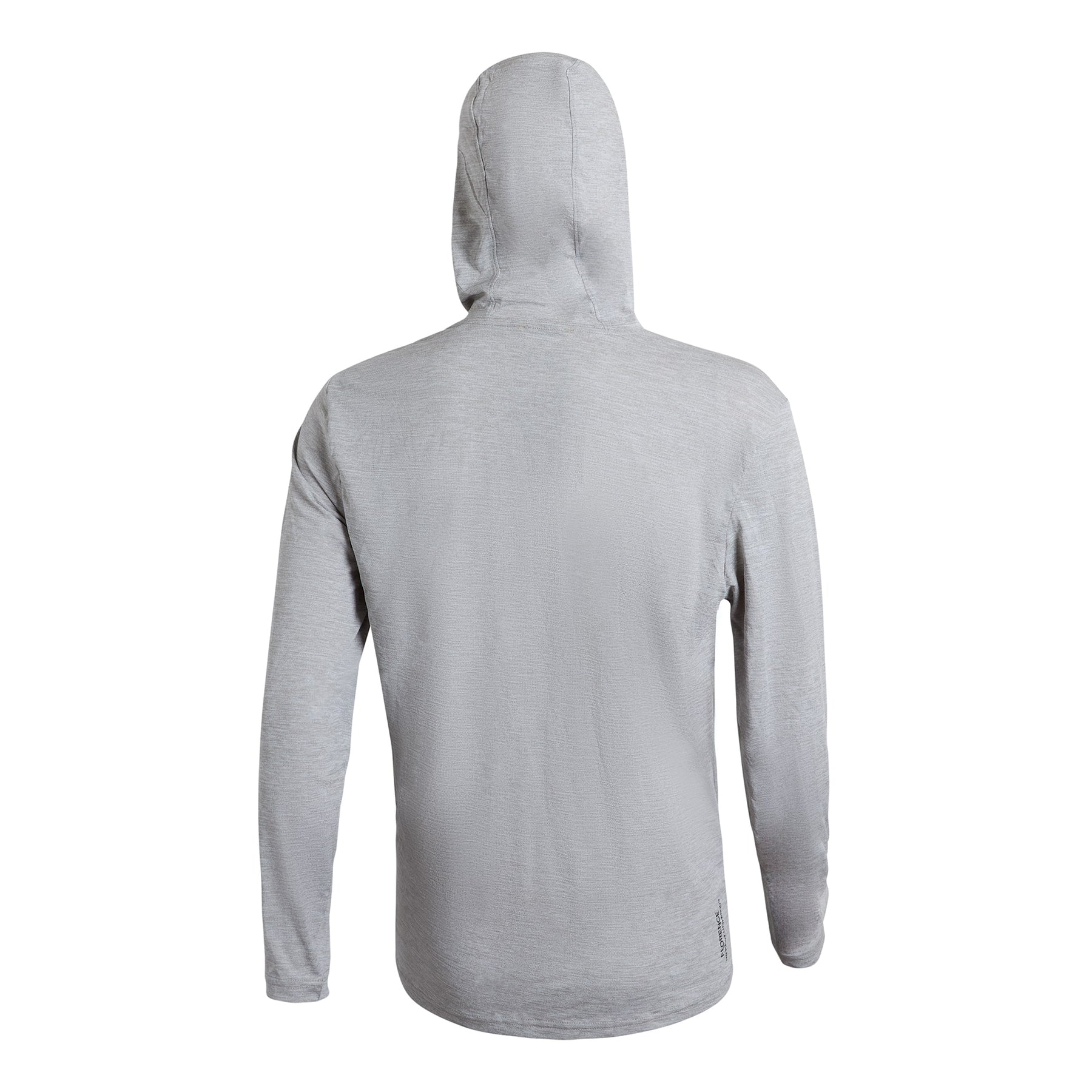 Florence Marine X Airtex Long Sleeve Hooded Shirt LHG-Light Heather Grey L