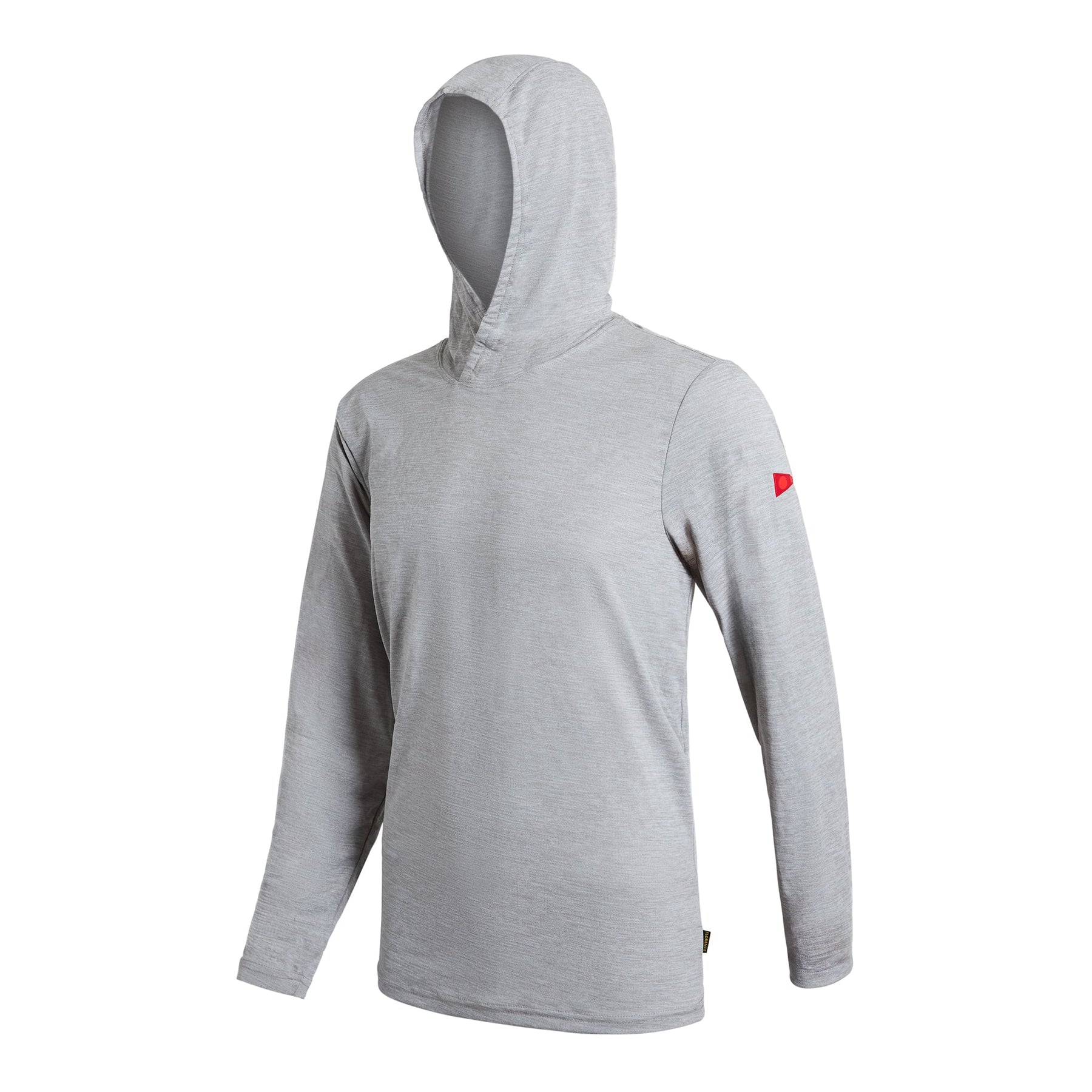 Florence Marine X Airtex Long Sleeve Hooded Shirt LHG-Light Heather Grey L