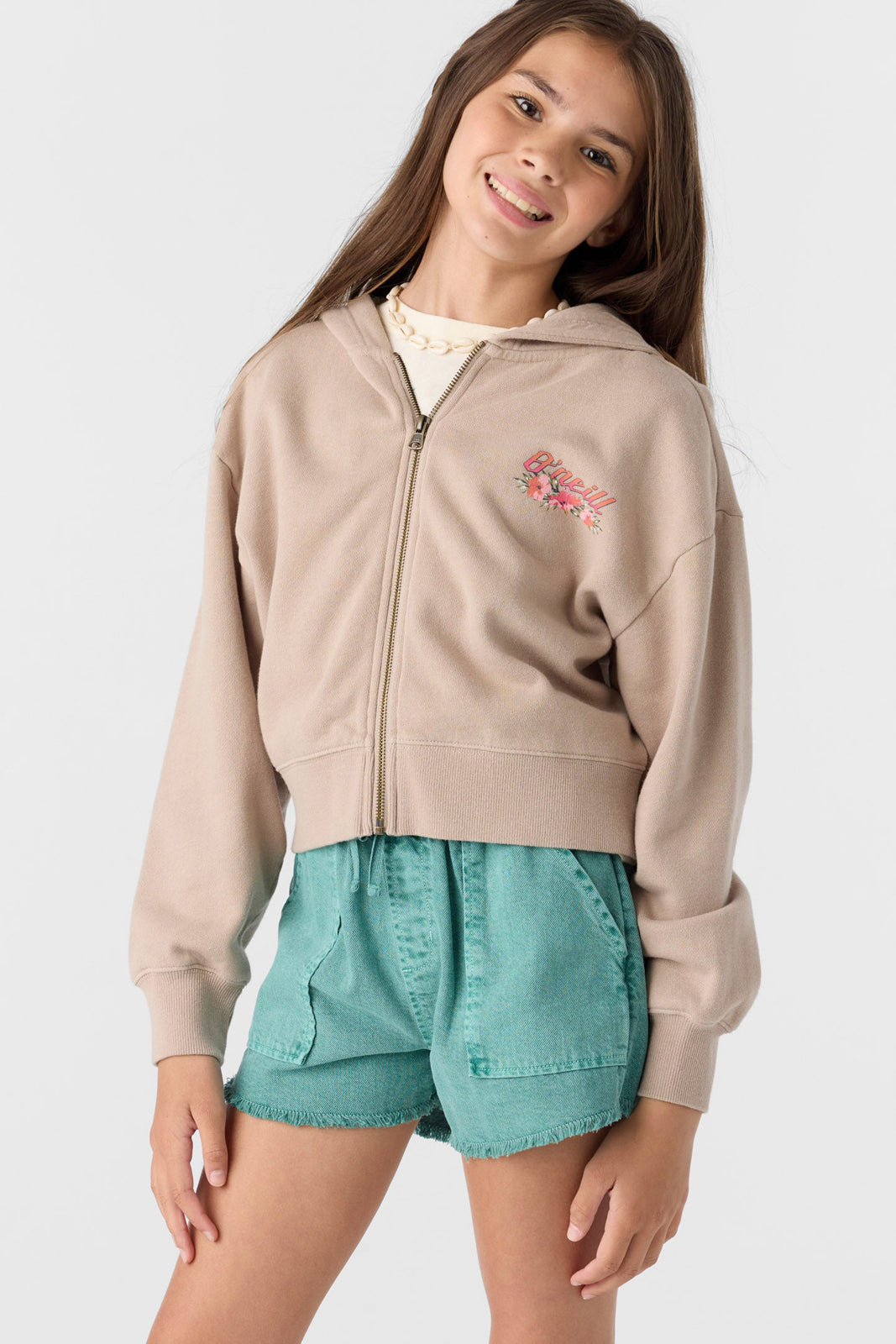 O'Neill Girls Darcie Zip Hoodie TOB XL