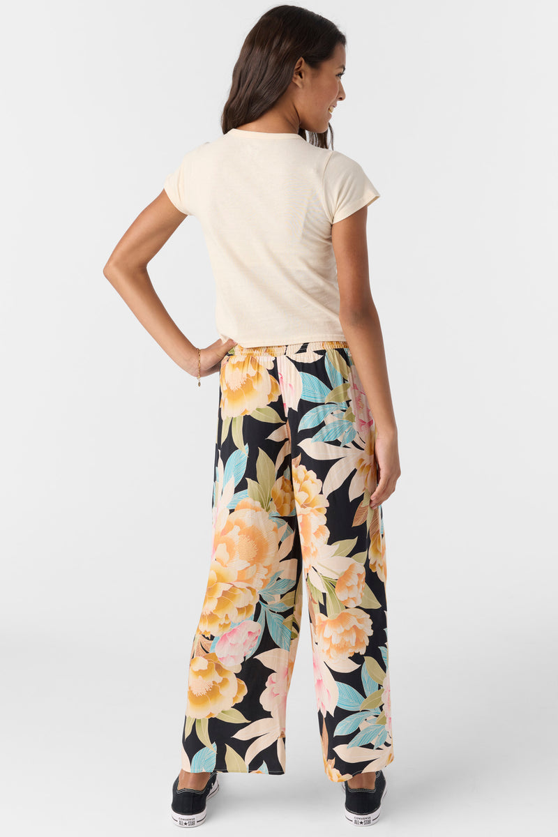 O'Neill Torrie Pant Mikah Floral BLK XL