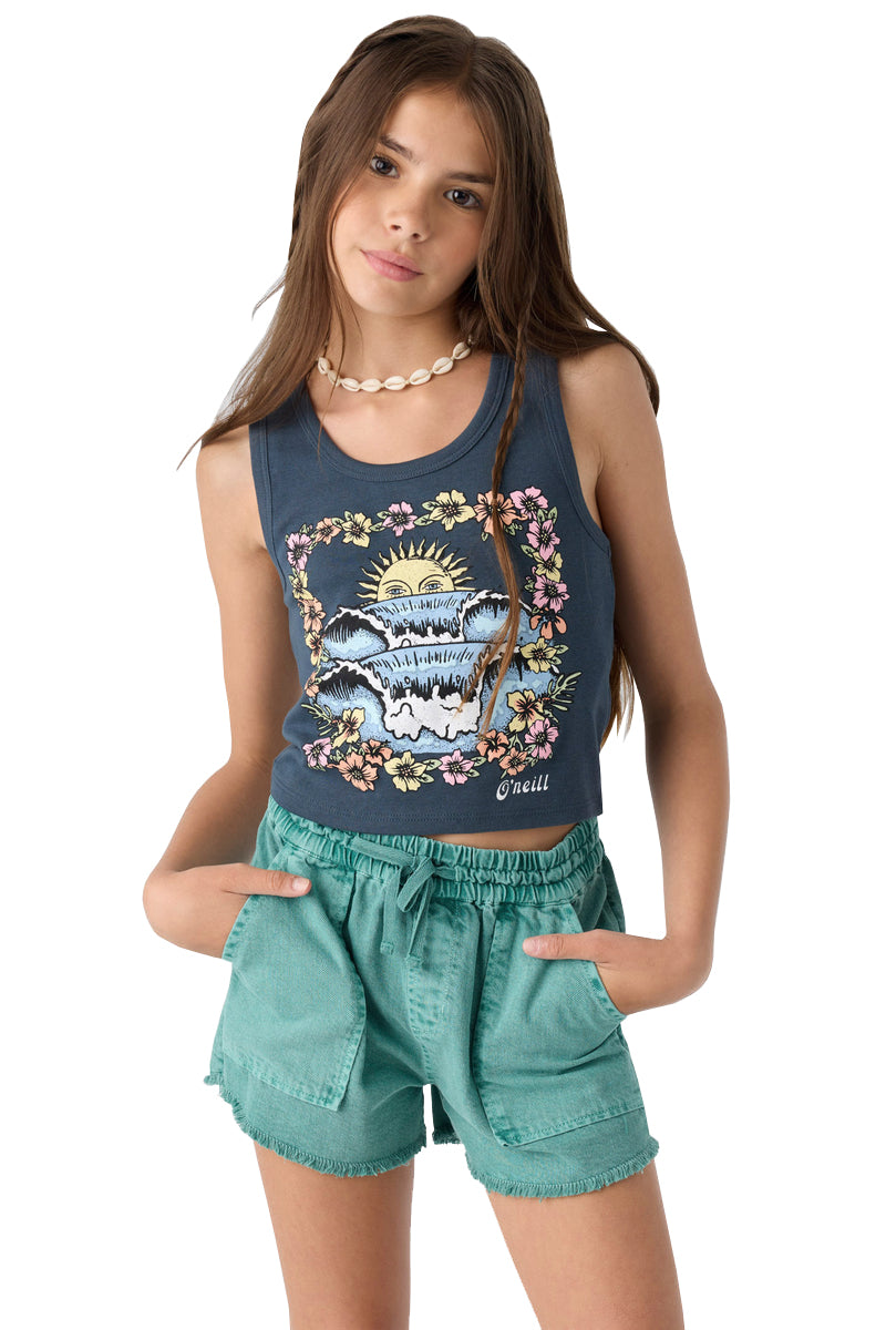 O'Neill Girls Tropic Tide Tank SLT L