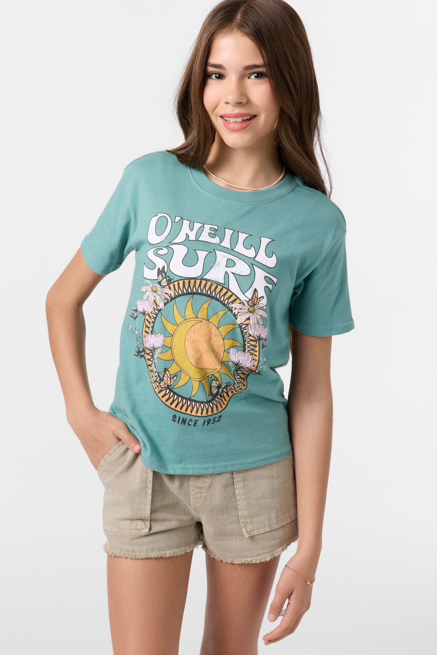 O'Neill Girls Daystar SS Tee OBL M