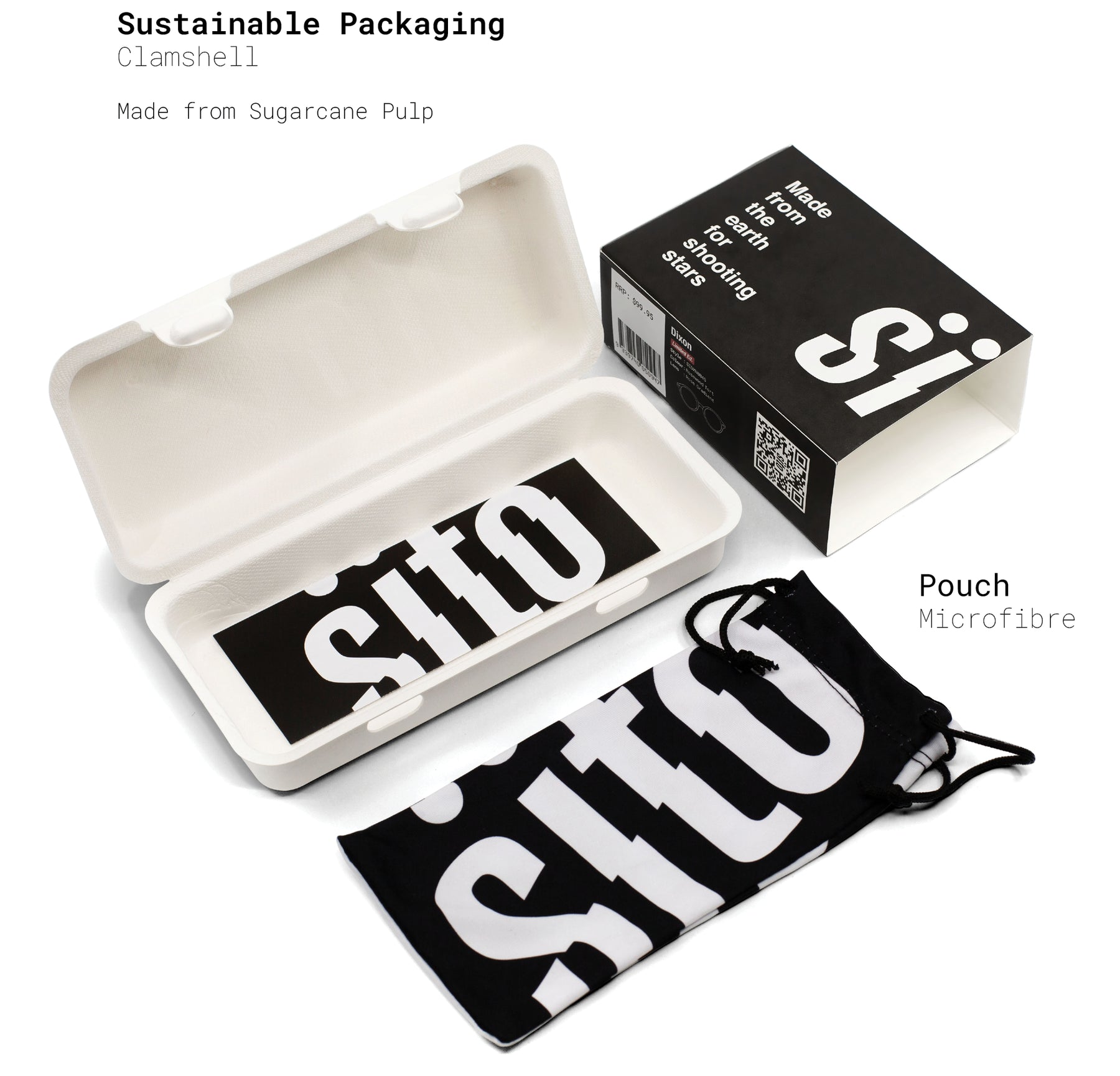 Sito Reaching Dawn Polarized Sunglasses Buff IronGrey