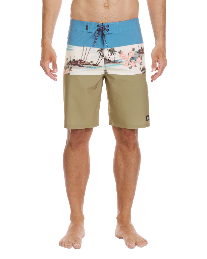 Quiksilver Surfsilk Panel 20in Boardshort NIA-Niagara 32