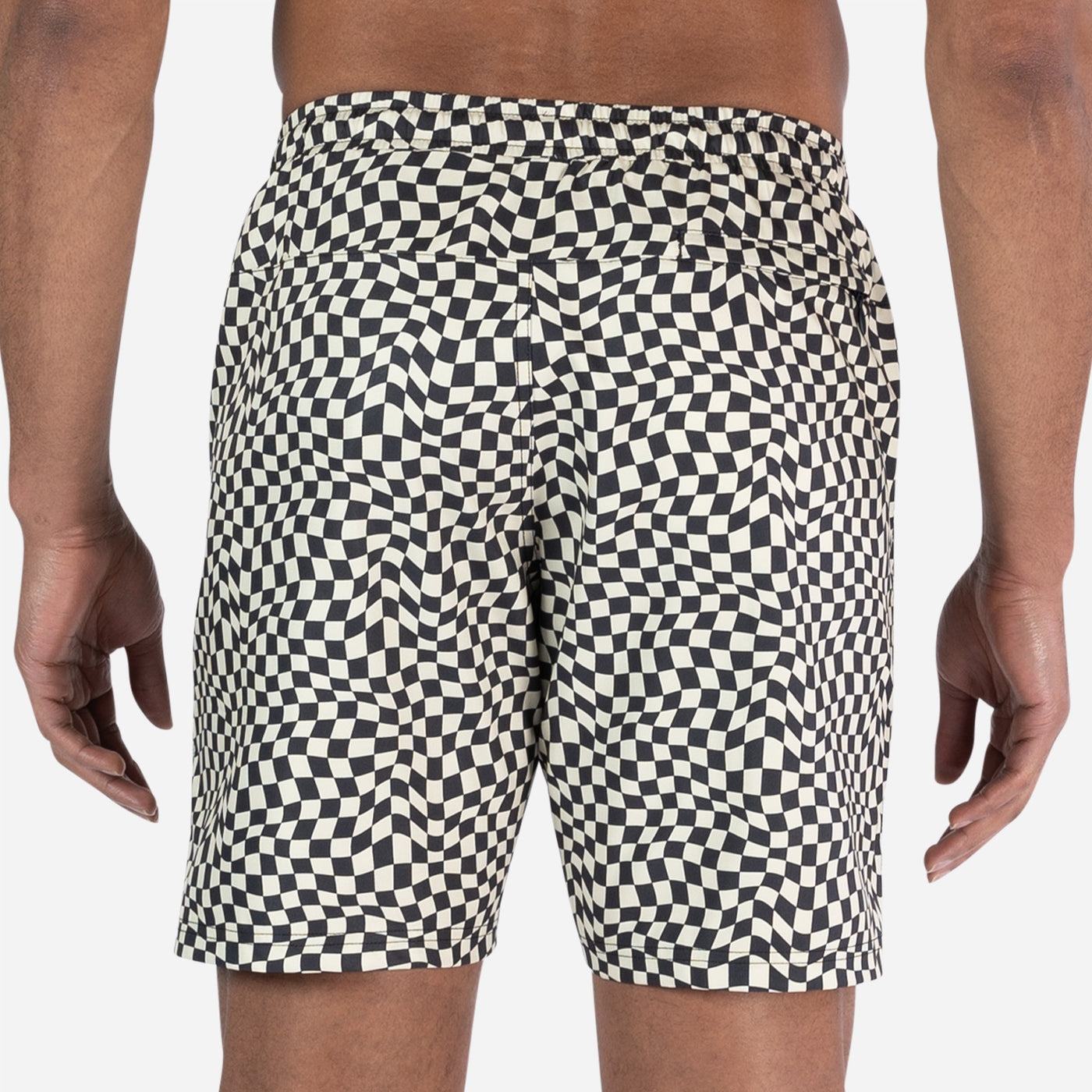 BN3TH Agua Volly 2N1 Short A012-WarpedCheckerVanilla L