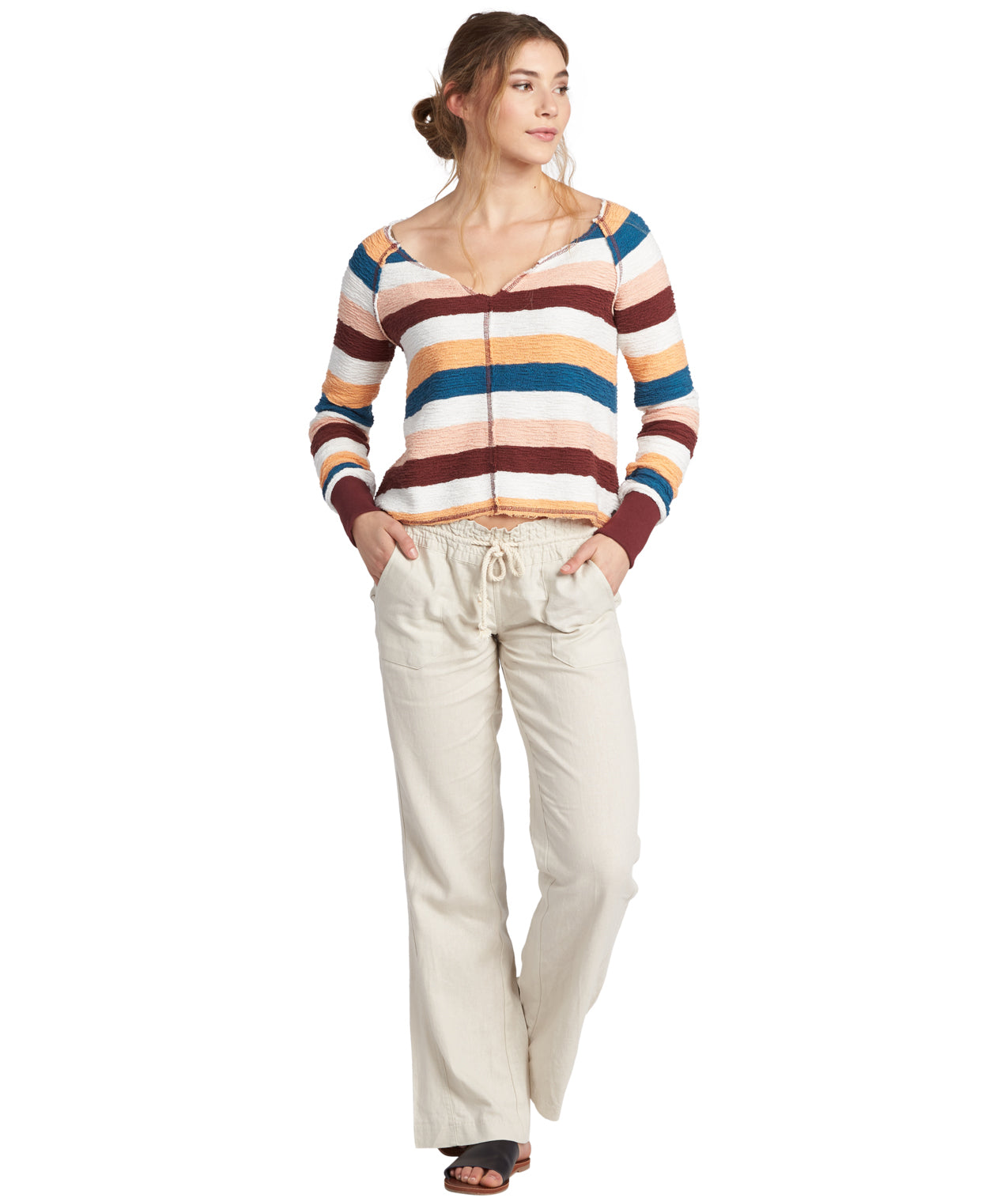 Roxy Oceanside Pant SEZ-STONE S