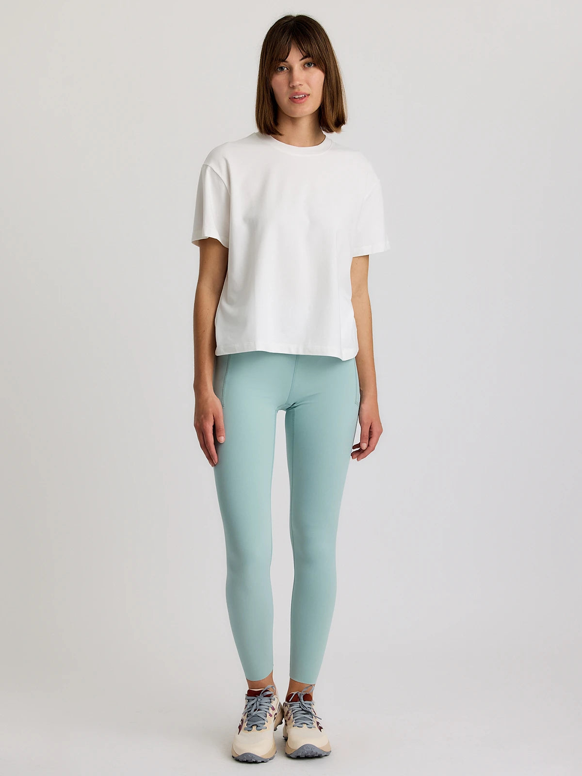 Free Fly Bamboo Current Boxy Tee BrightWhite L