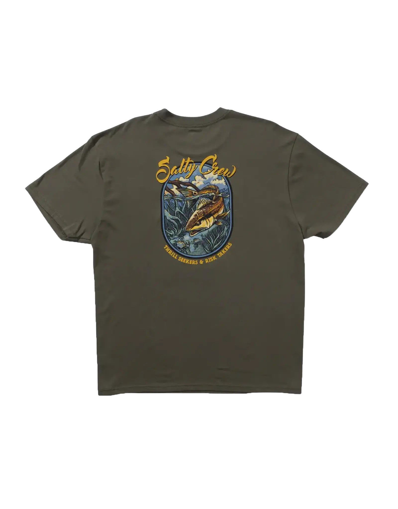 SALTY CREW RED FISH CLASSIC SS TEE Dusty Olive S