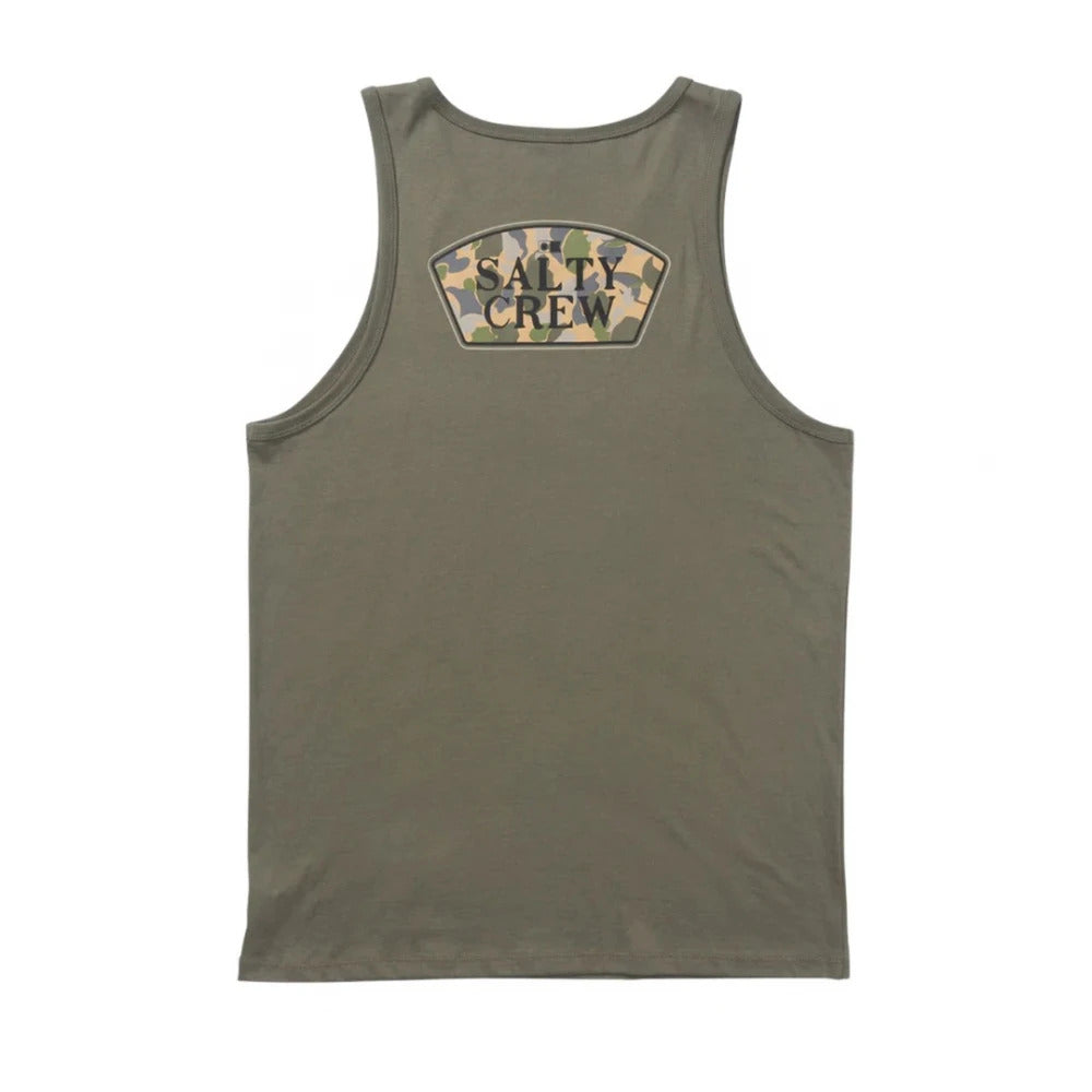 SALTY CREW FILLER UP TANK DUSTY OLIVE S