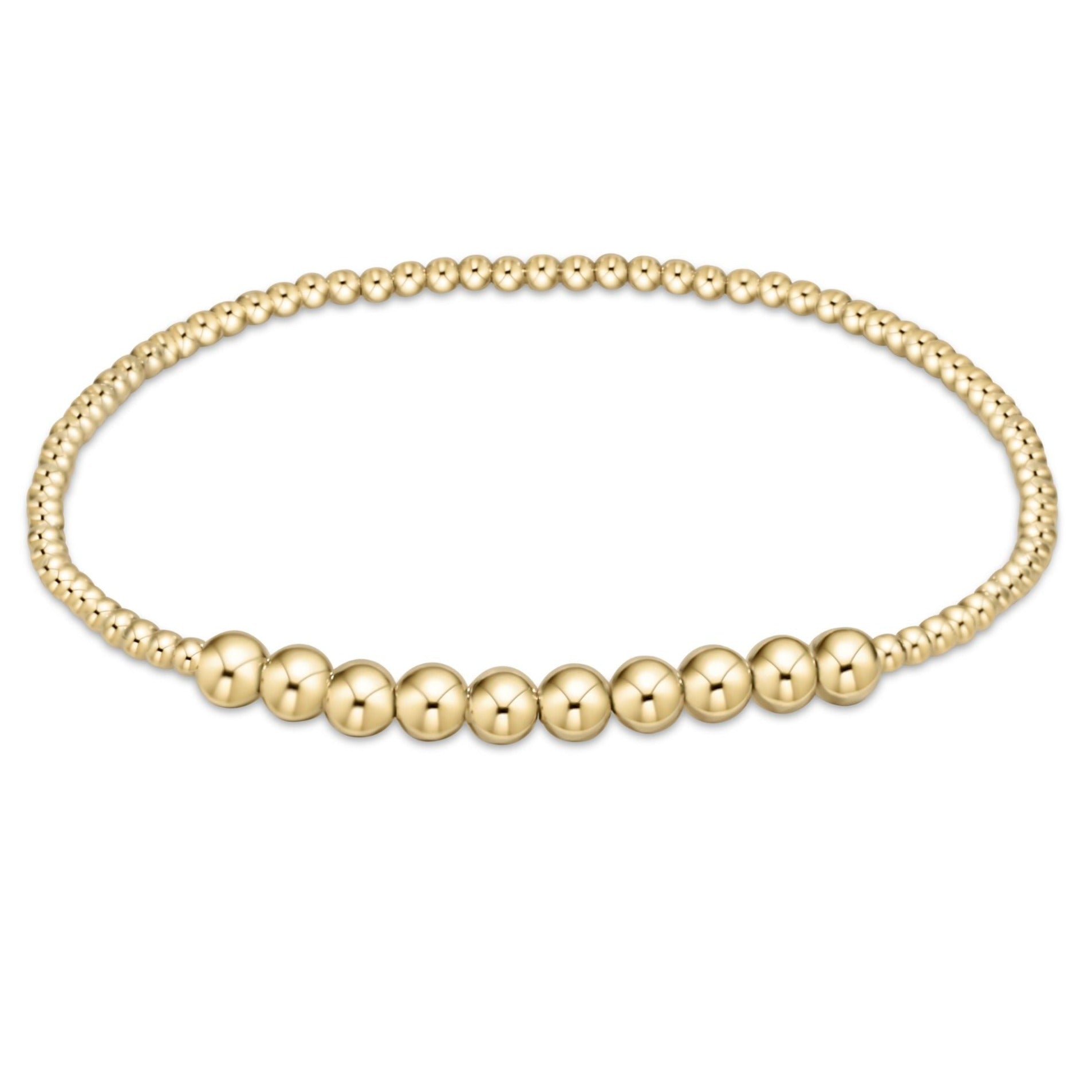 Enewton Classic Gold Bracelet BeadedBliss 2mm