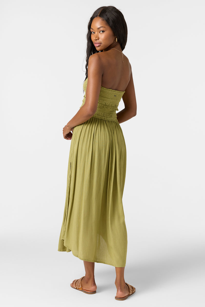 O'NEILL DEVYN MIDI DRESS MSS-MOSSTONE XS