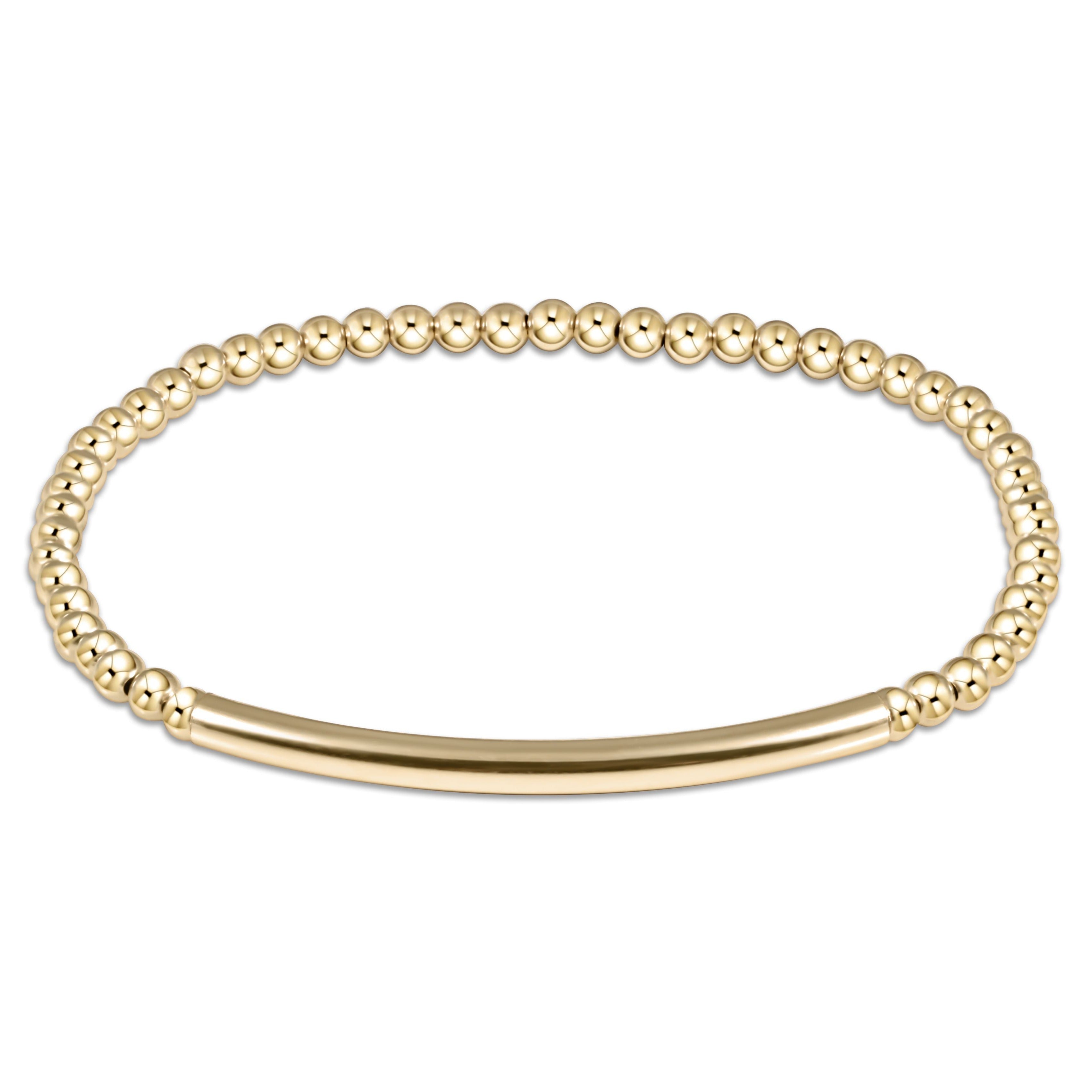 Enewton Gold Special Bracelet ClassicBlissBarSmooth 3mm