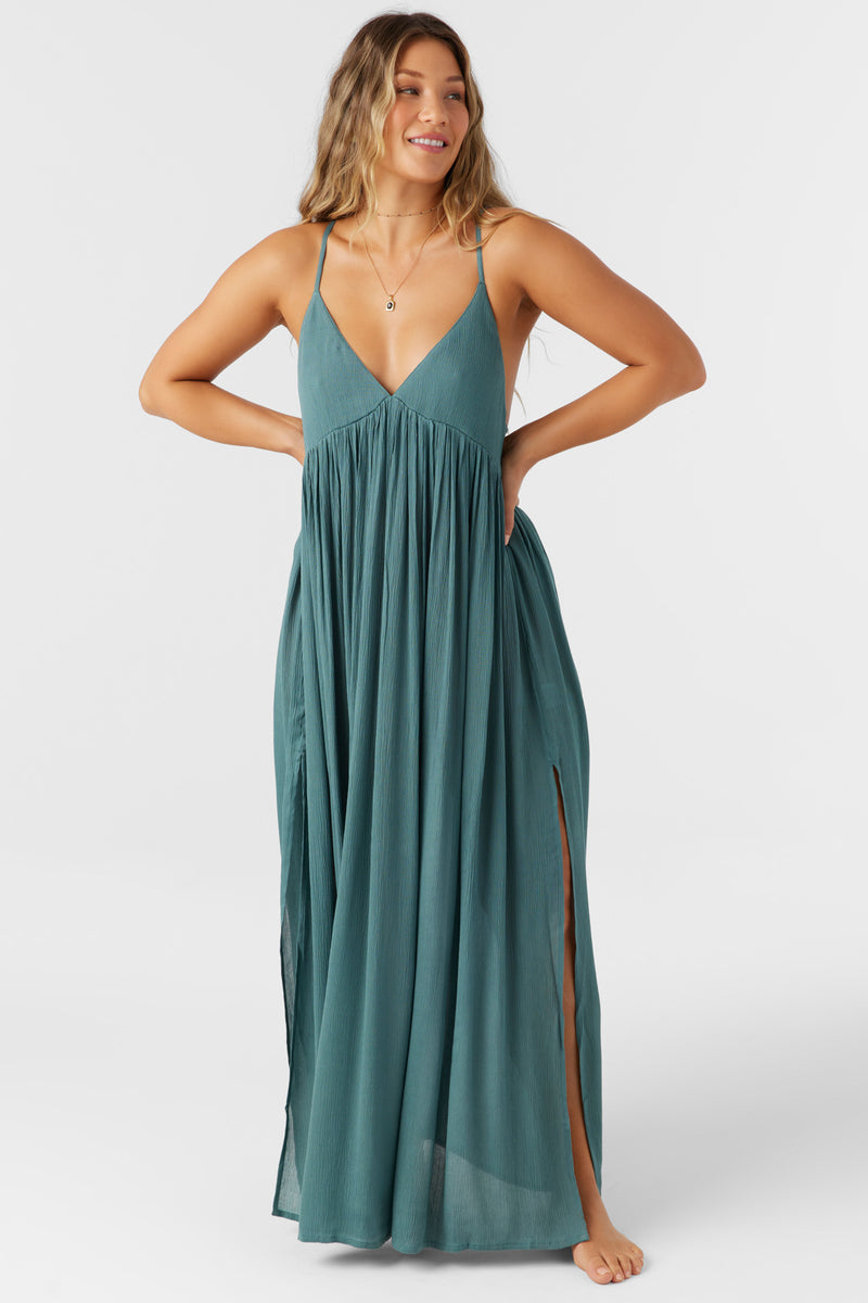 O'Neill Saltwater Solids Mel Maxi Dress SPN S