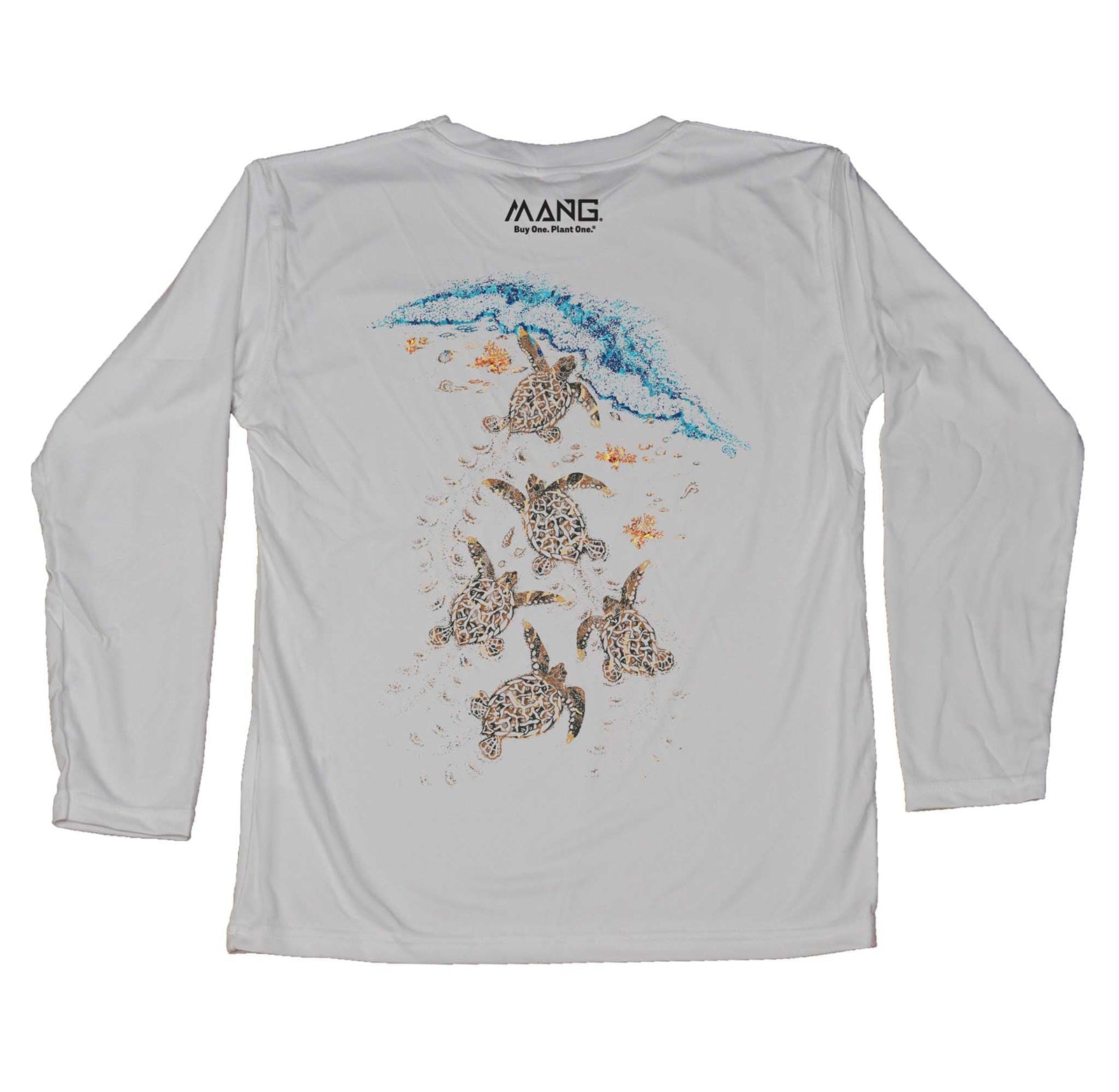 Mang Toddler Performance LS Shirt TurtleCrawl PearlGrey 2T