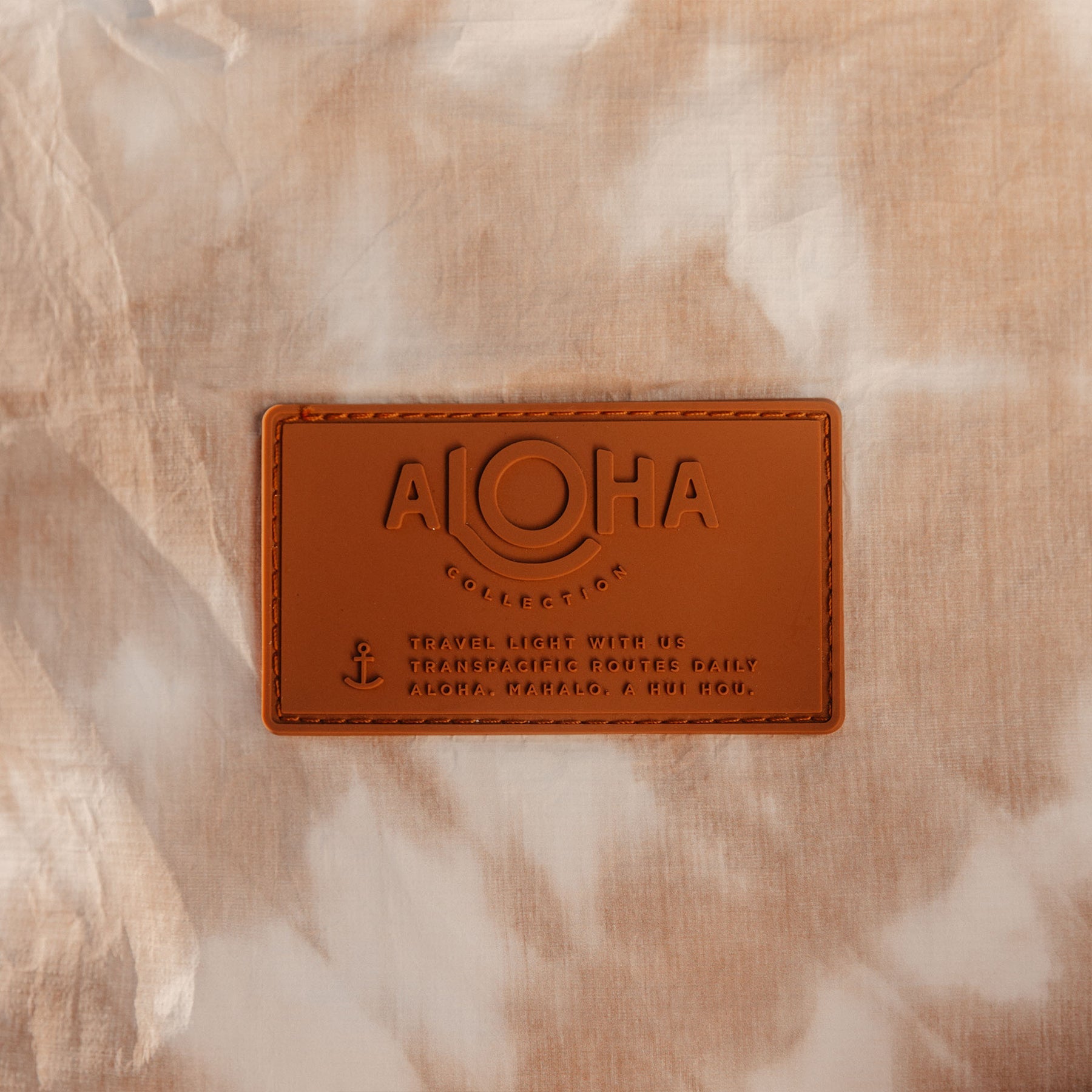 Aloha Mid Zip Clutch Shibori - Sandstone OS