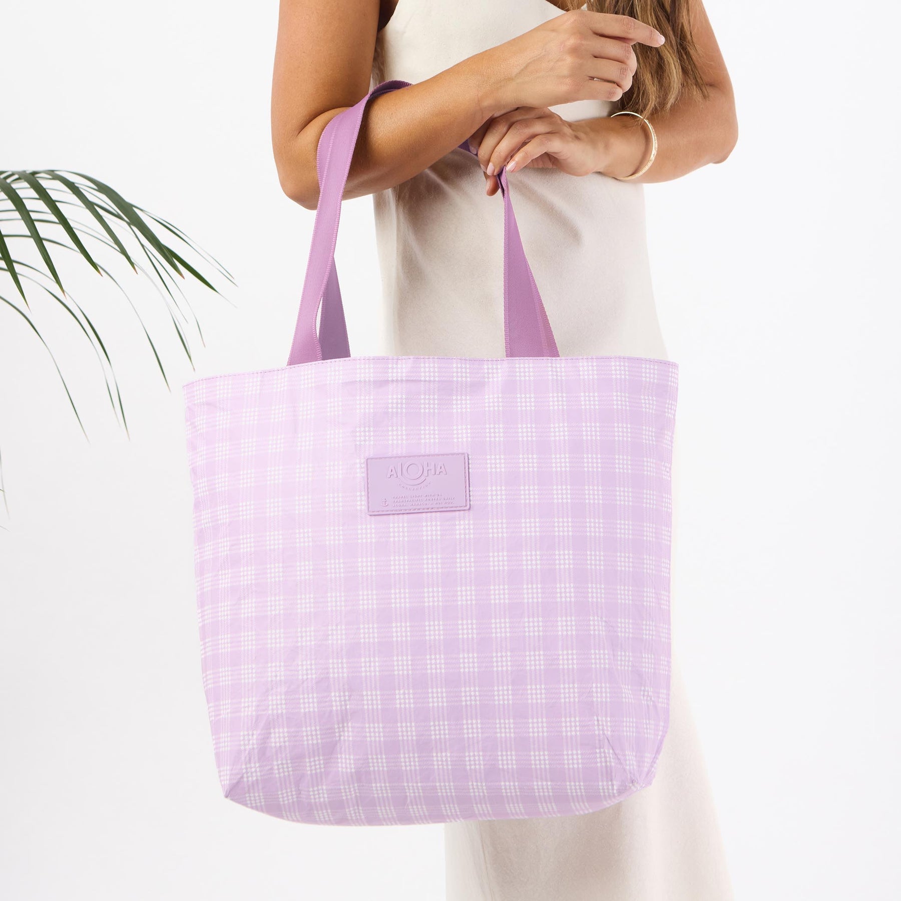 Aloha Day Tripper Tote Palaka - Lavande OS
