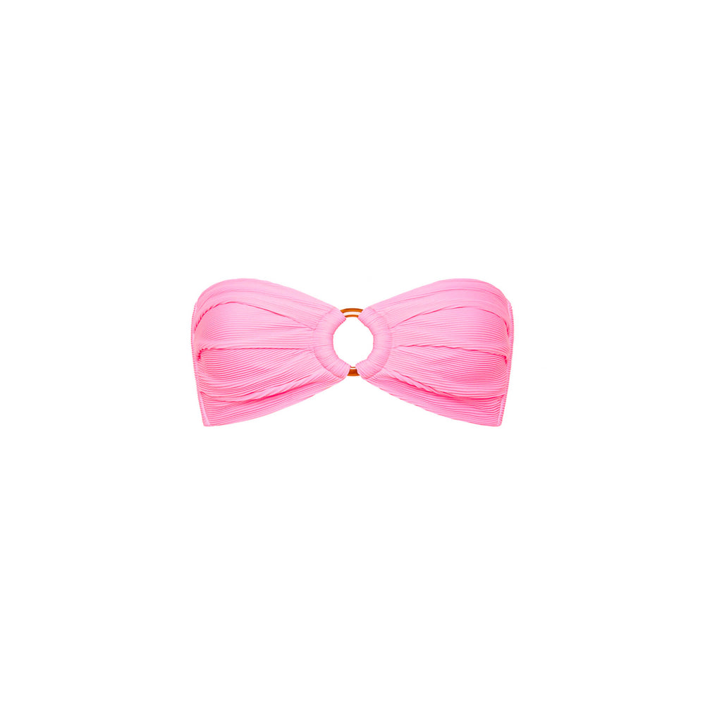 Kulani Kinis V Strapless Bandeau Bikini Top TaffyPink S