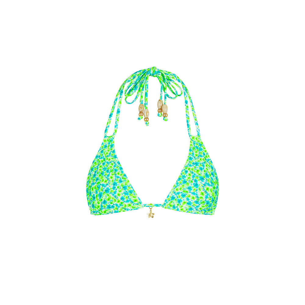 Kulani Kinis HALTER BRALETTE BIKINI TOP AppleBlossom M
