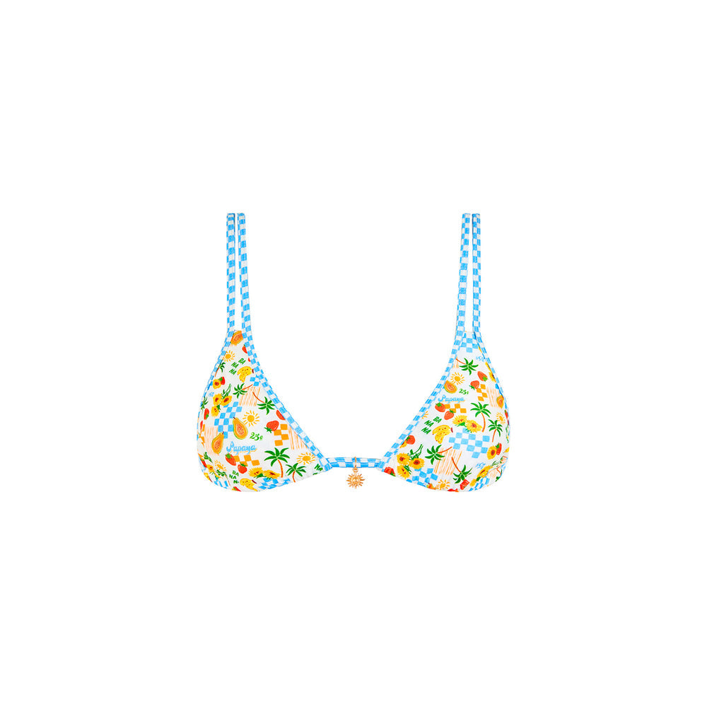 Kulani Kini Twin Strap Bralette Bikini Top SunCatcher S