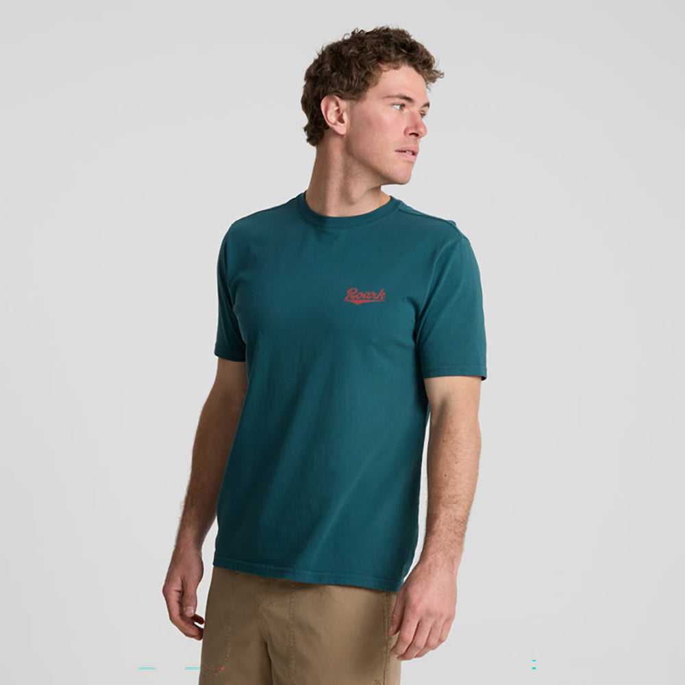 Roark Diamond Script SS Tee DPS-DEEP SEA M