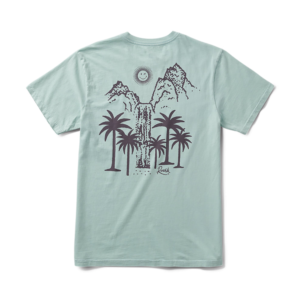 Roark Palm Gorge Premium Tee HRB-Harbor XL