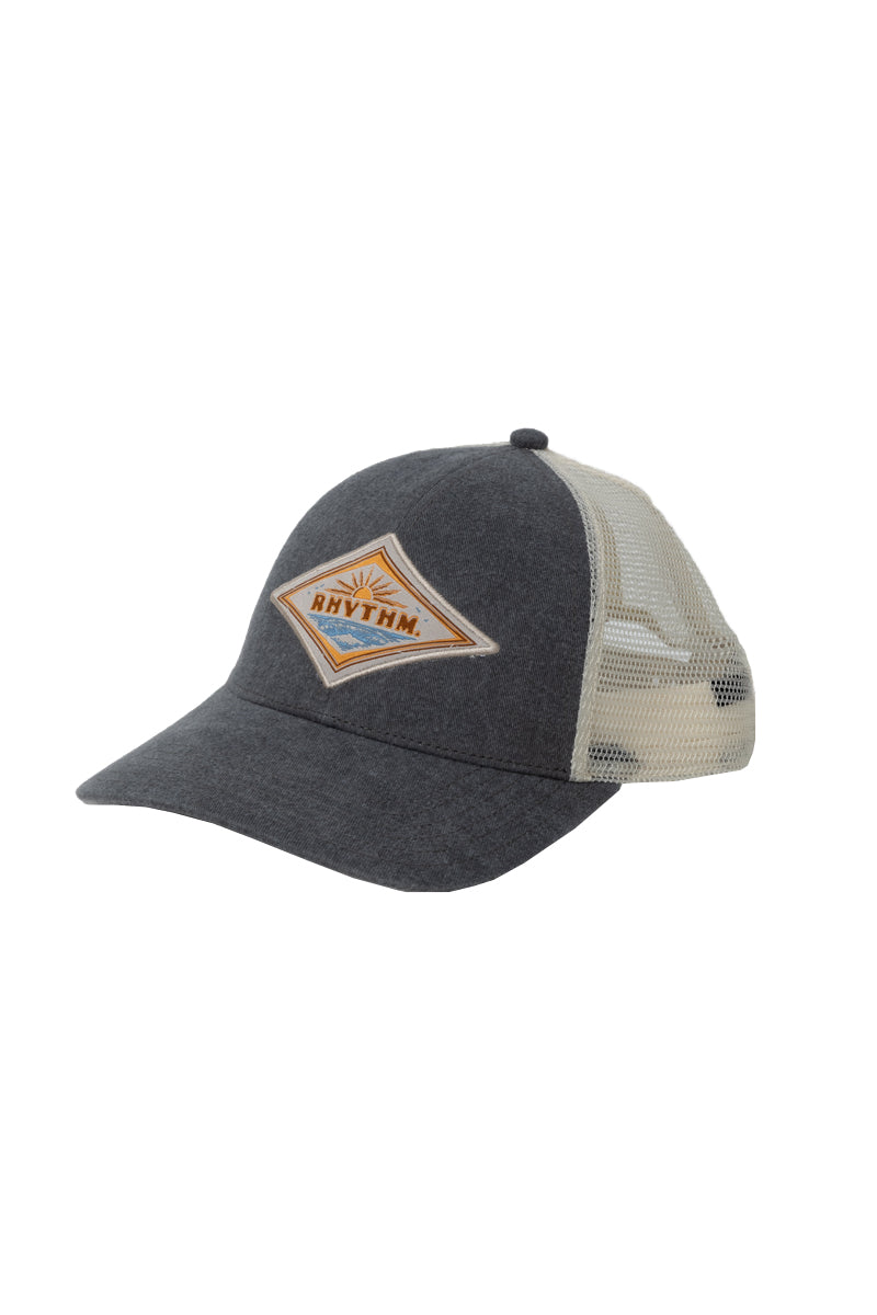 RHYTHM FRAME TRUCKER CAP CHA-CHARCOAL OS