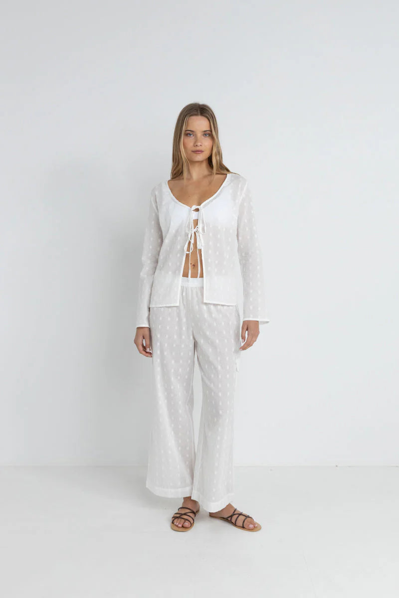 RHYTHM MIRAGE LONG SLEEVE TOP WHT-WHITE 3M