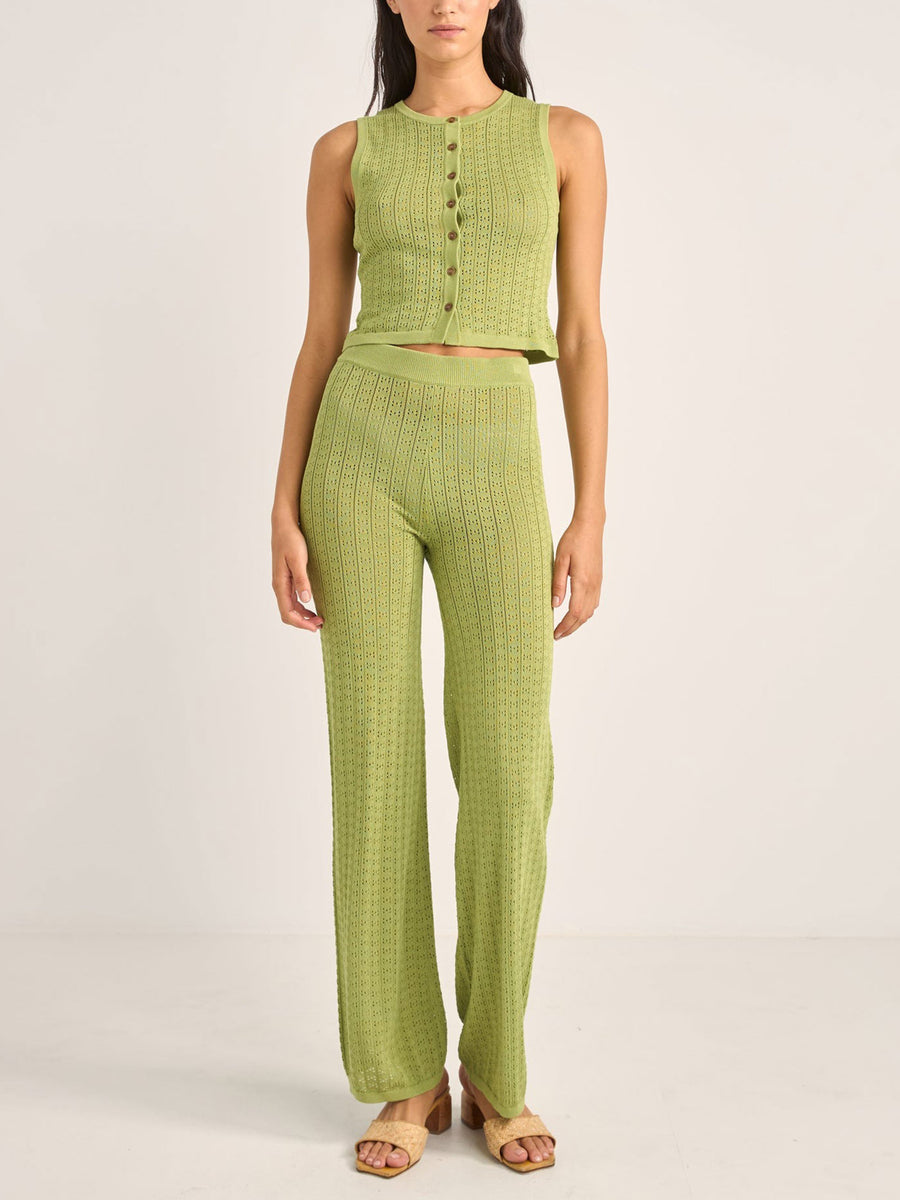 RHYTHM OJAI POINTELLE VEST OLI-OLIVE 2S