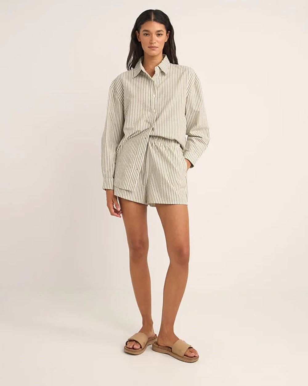 RHYTHM VALLEY STRIPE SHORT IVY 06