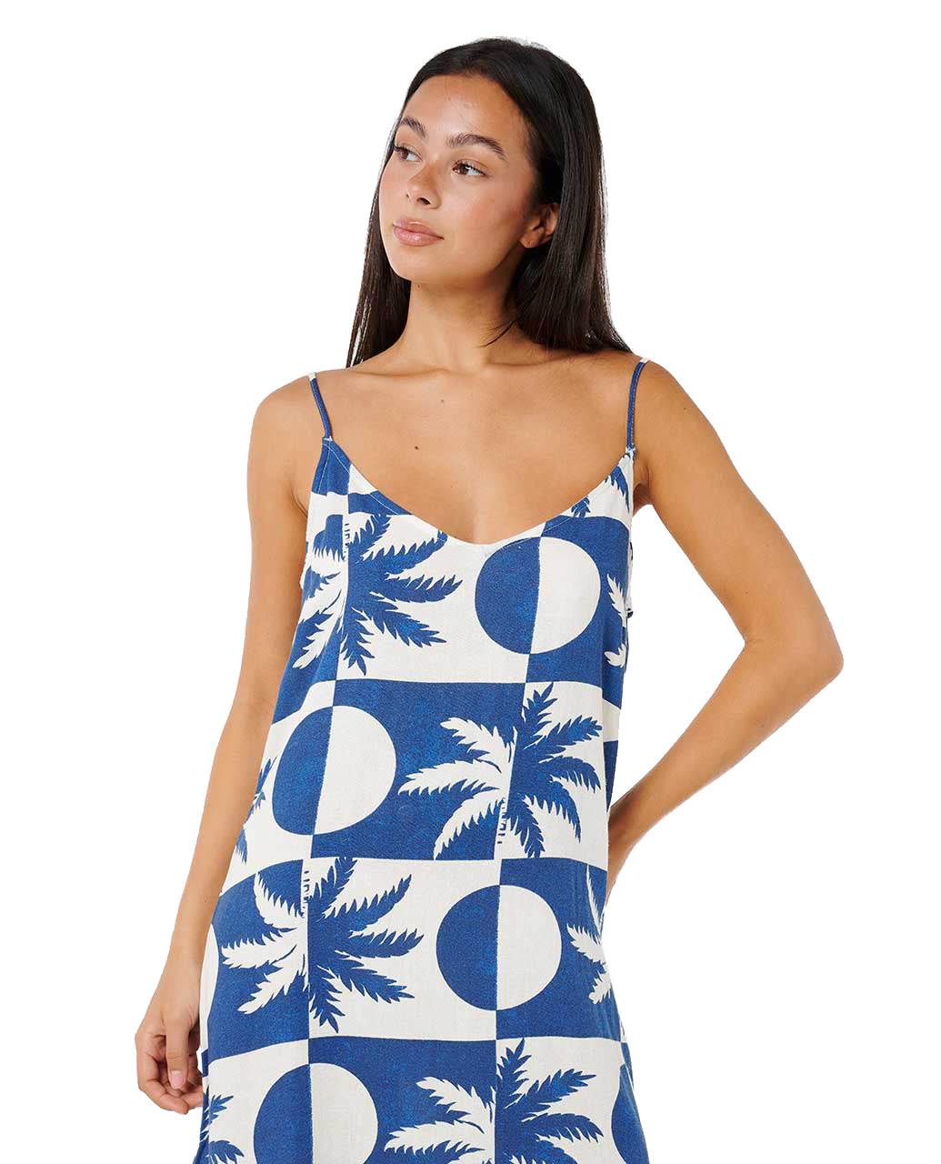 RIP CURL SUMMER SUN MINI DRESS 0049-NAVY L