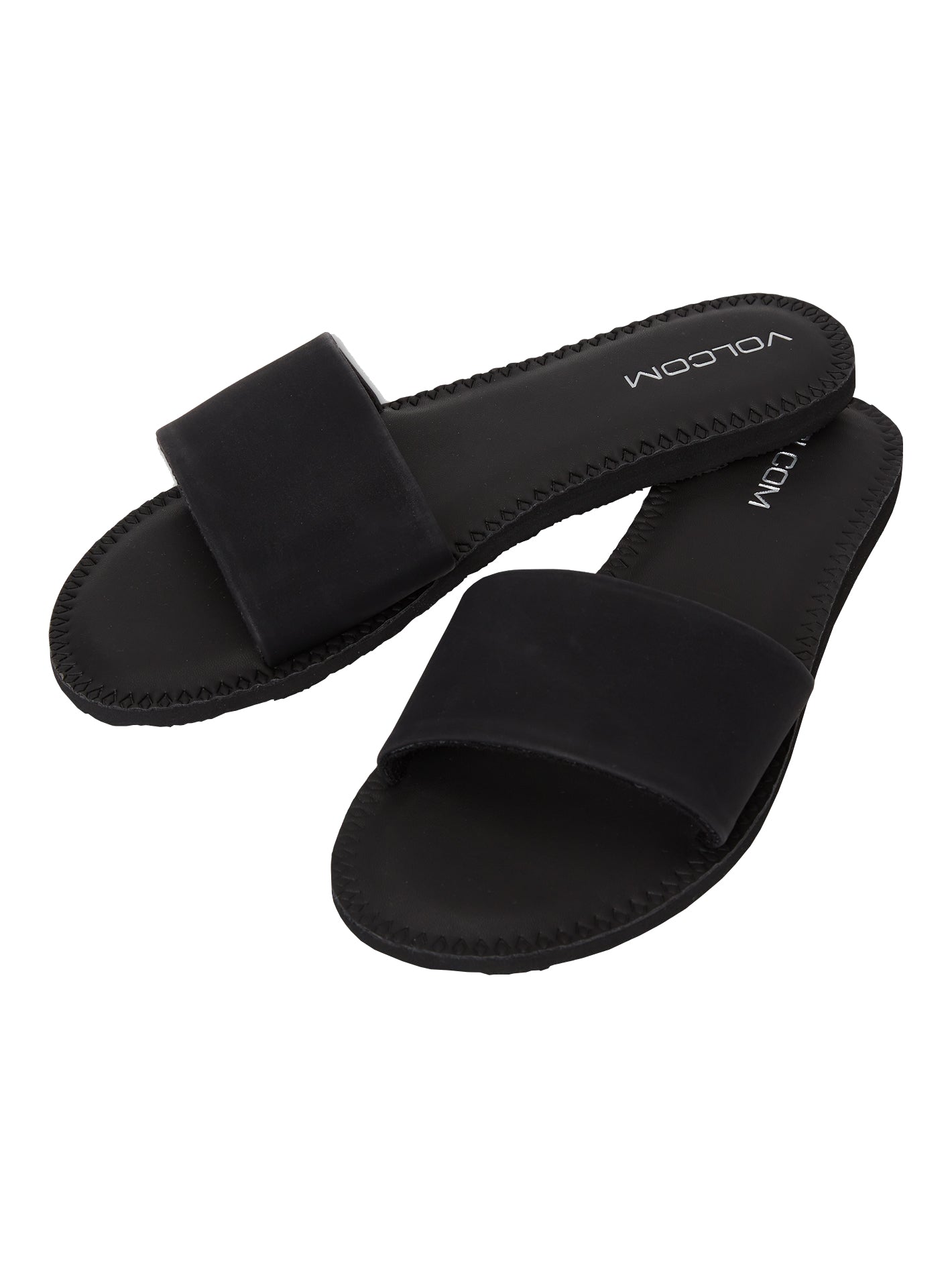 Volcom Simple Slide Womens Sandal BKO23-Black Out 11