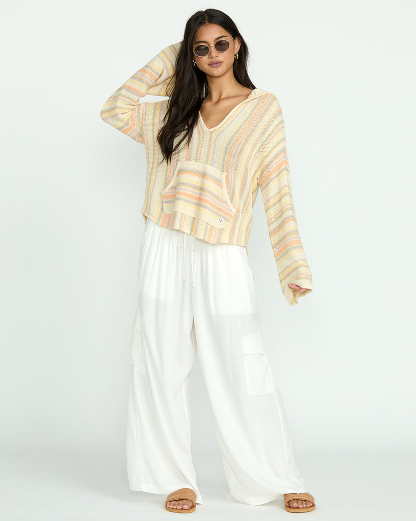 BILLABONG BAJA BEACH SWEATER SUN-SUNFLOWER S