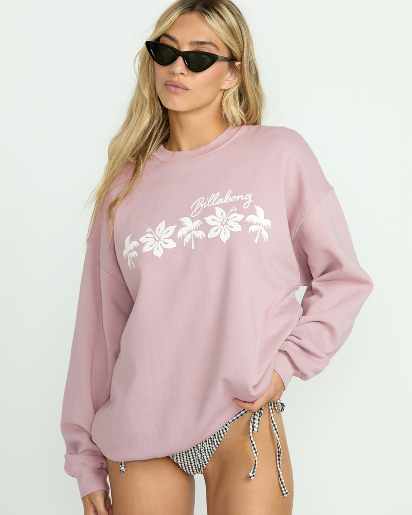 BILLABONG RIDE IN CREW FLC HZE-HAZE XS