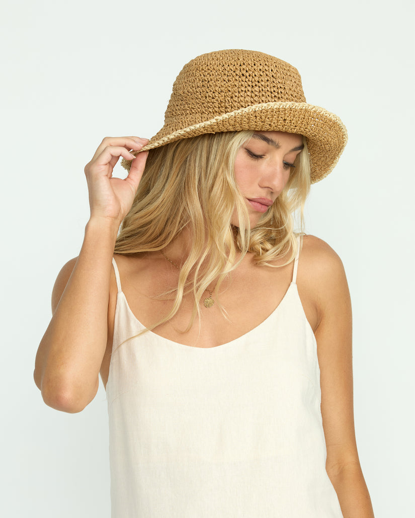 BILLABONG DAYLIGHT PACKABLE BUCKET HAT NAT-NATURAL O/S