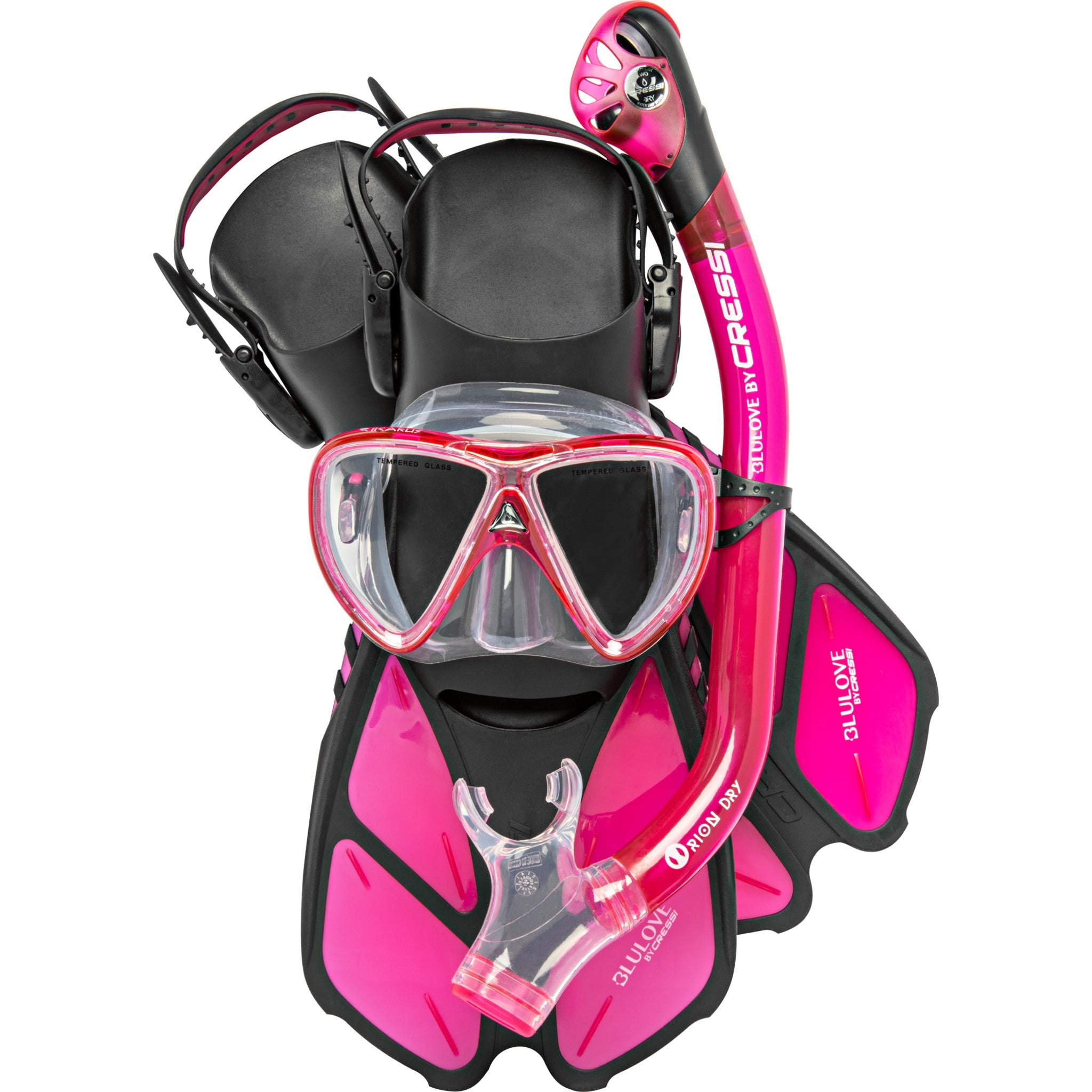 Cressi Bonete Pro Dry Set TranslucentPink S/M