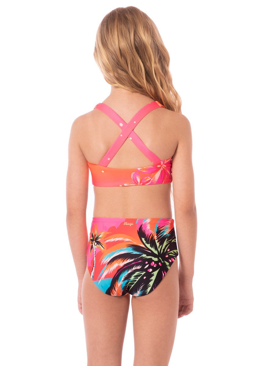 MAAJI AURORALLY GIRLSONE PIECE SUIT PINK 12
