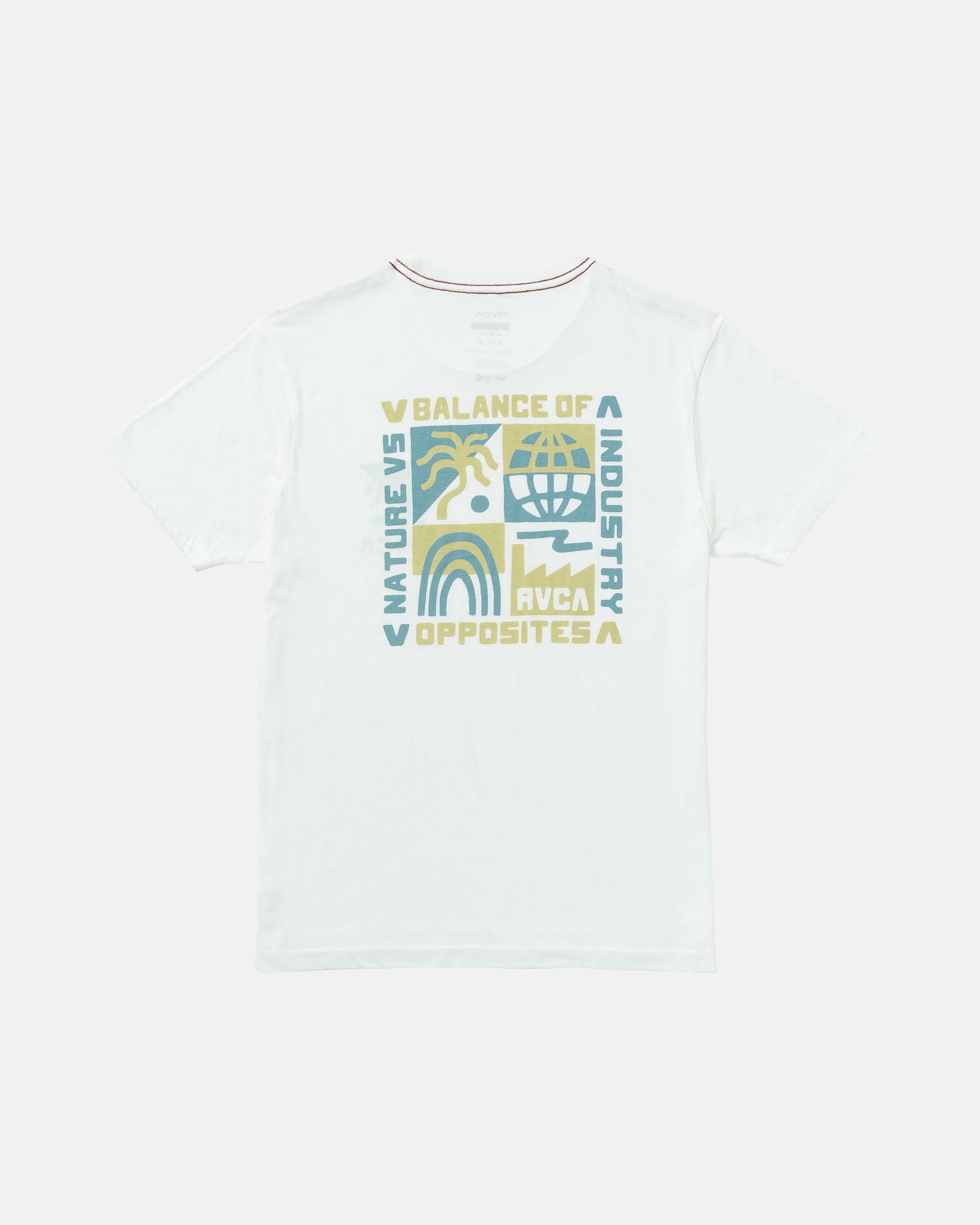 RVCA NATE HARBOR SS ANTIQUE WHITE M