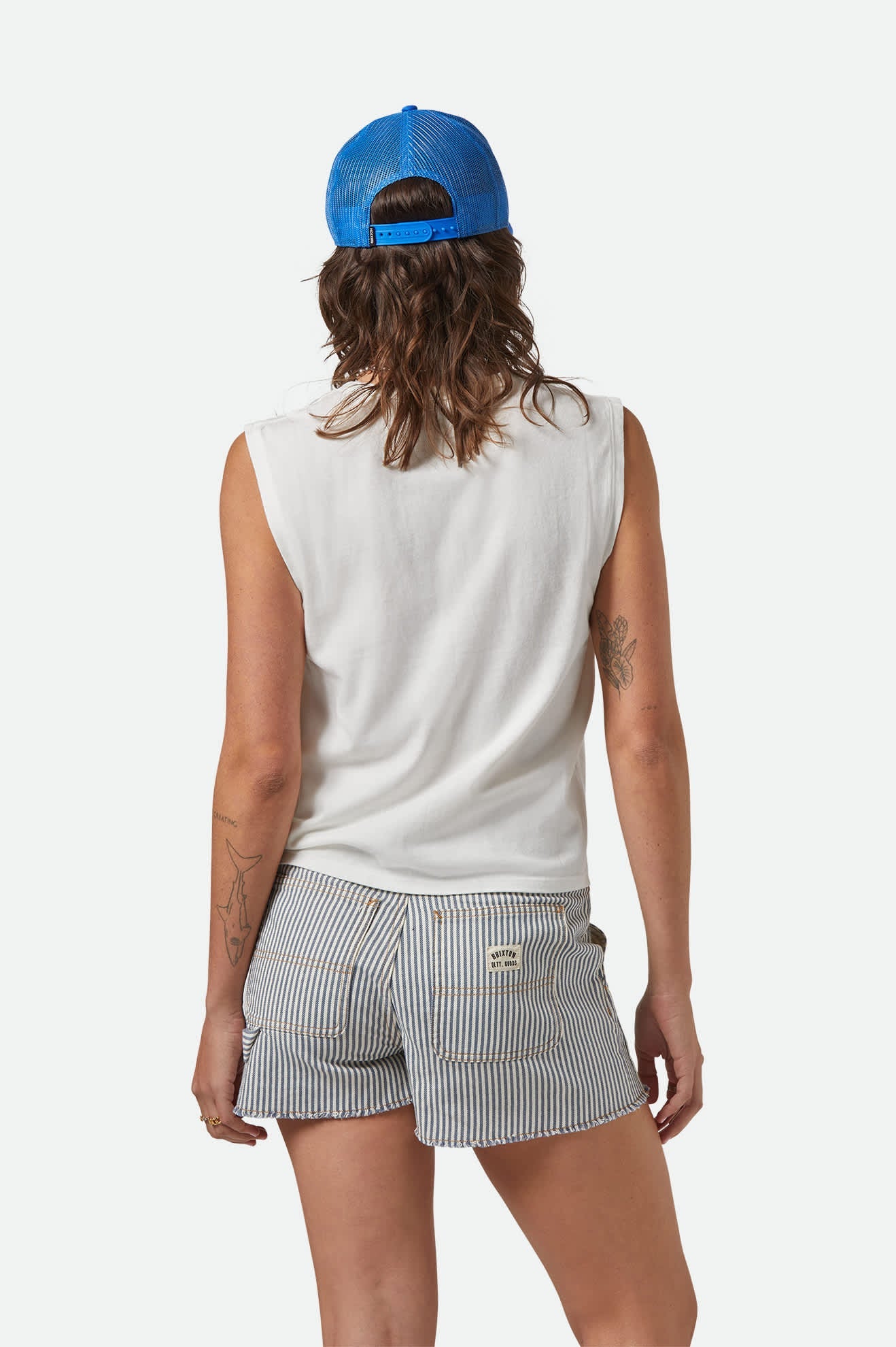 BRIXTON MOTEL MUSCLE TANK OFF WHITE S