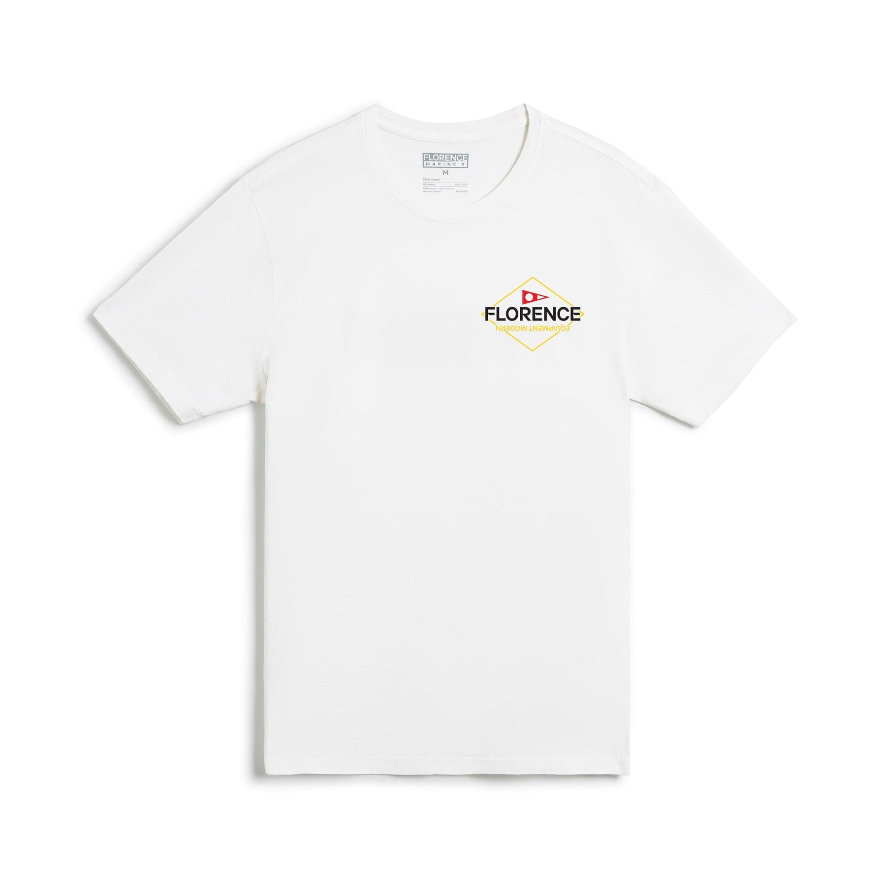 Florence Marine X Camo Logo SS T Shirt White XL
