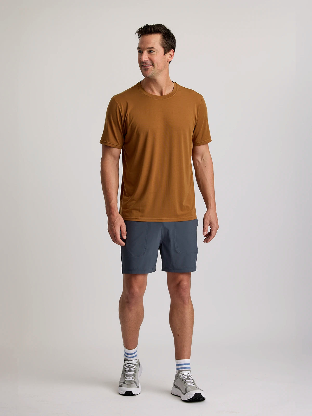 Free Fly Men's Lined Active Breeze Short - 5.5 StormCloud XL