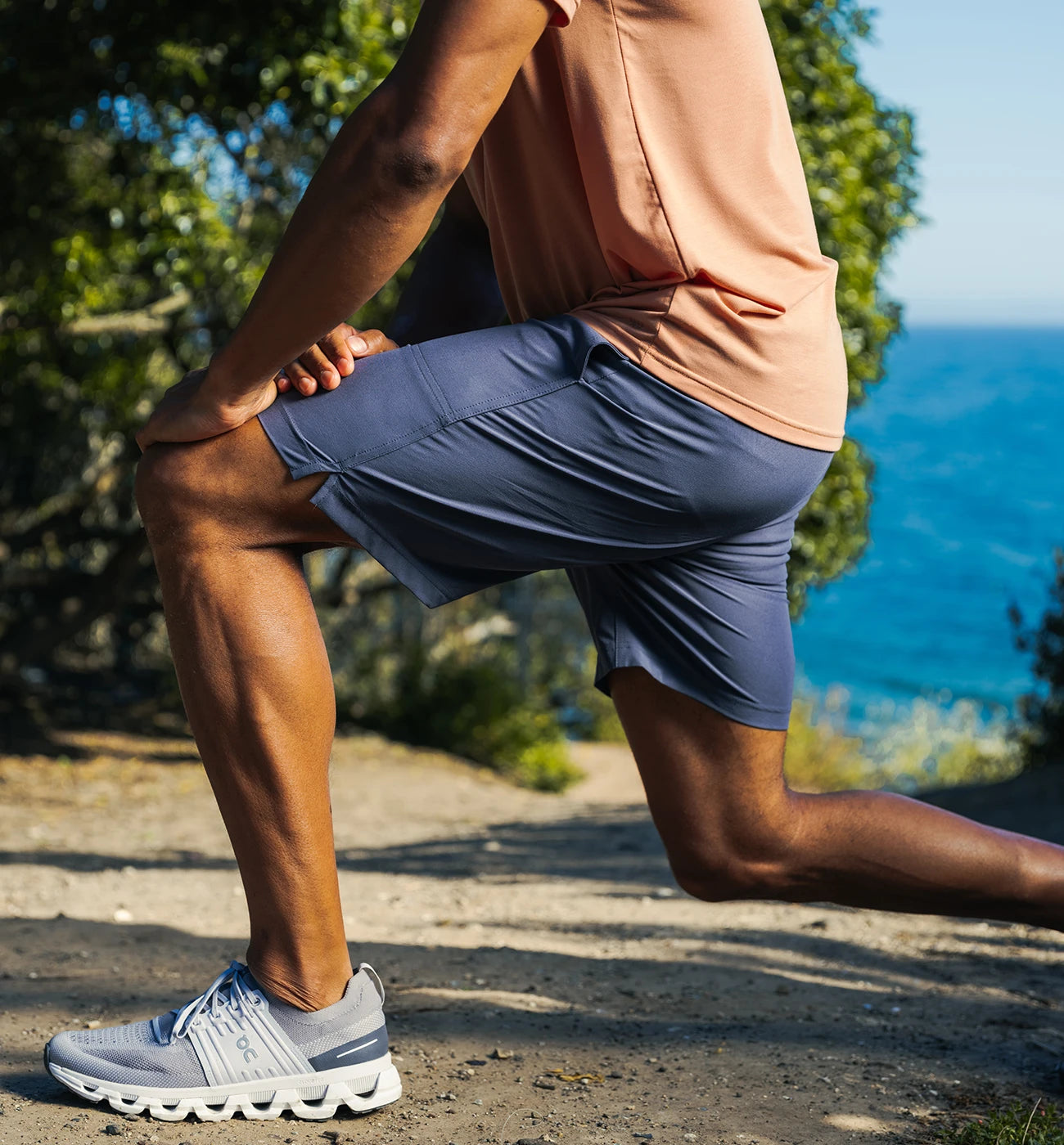 Free Fly Men's Lined Active Breeze Short - 5.5 StormCloud S