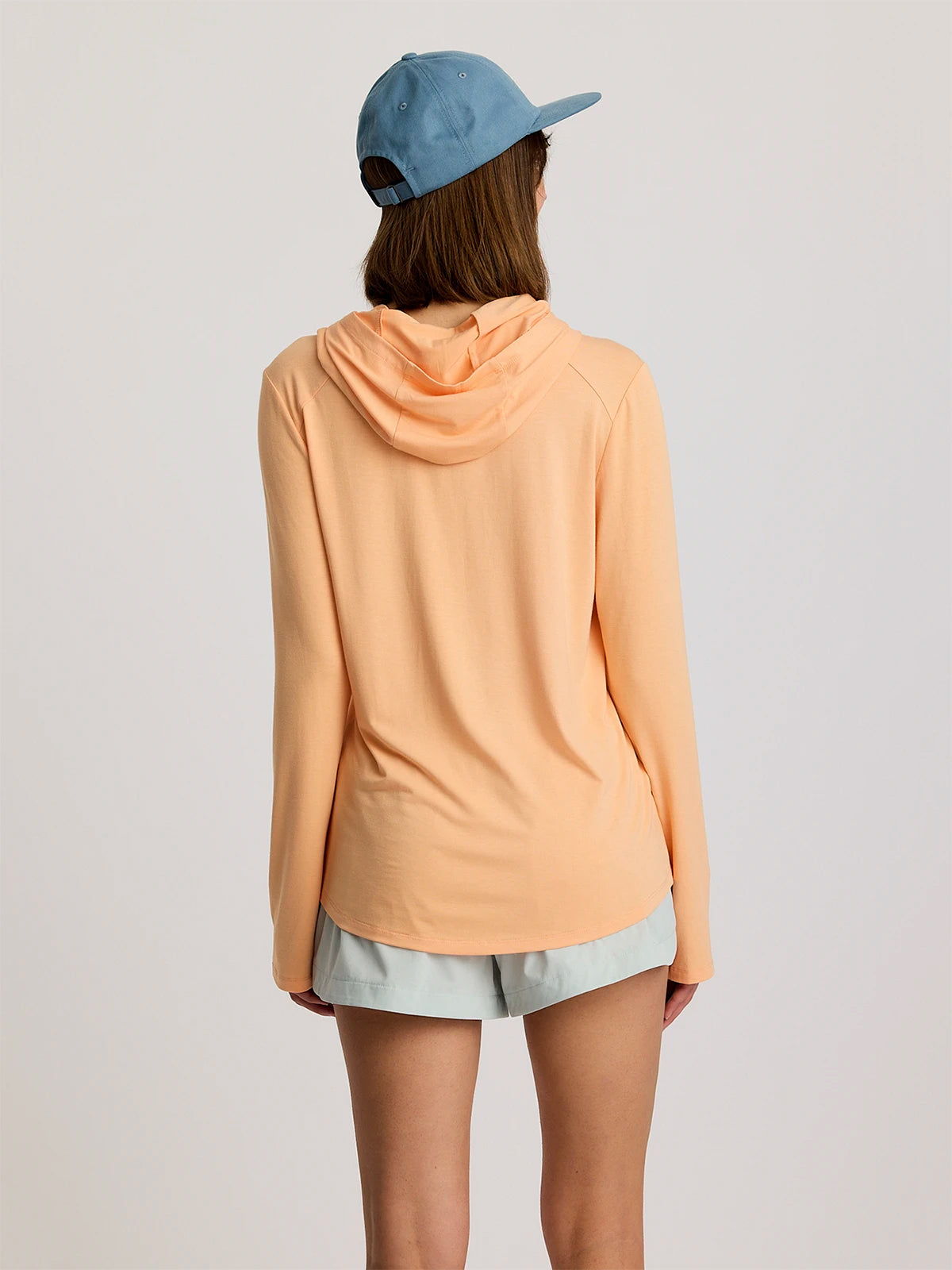 Free Fly Bamboo Shade Hoodie TropicOrange S