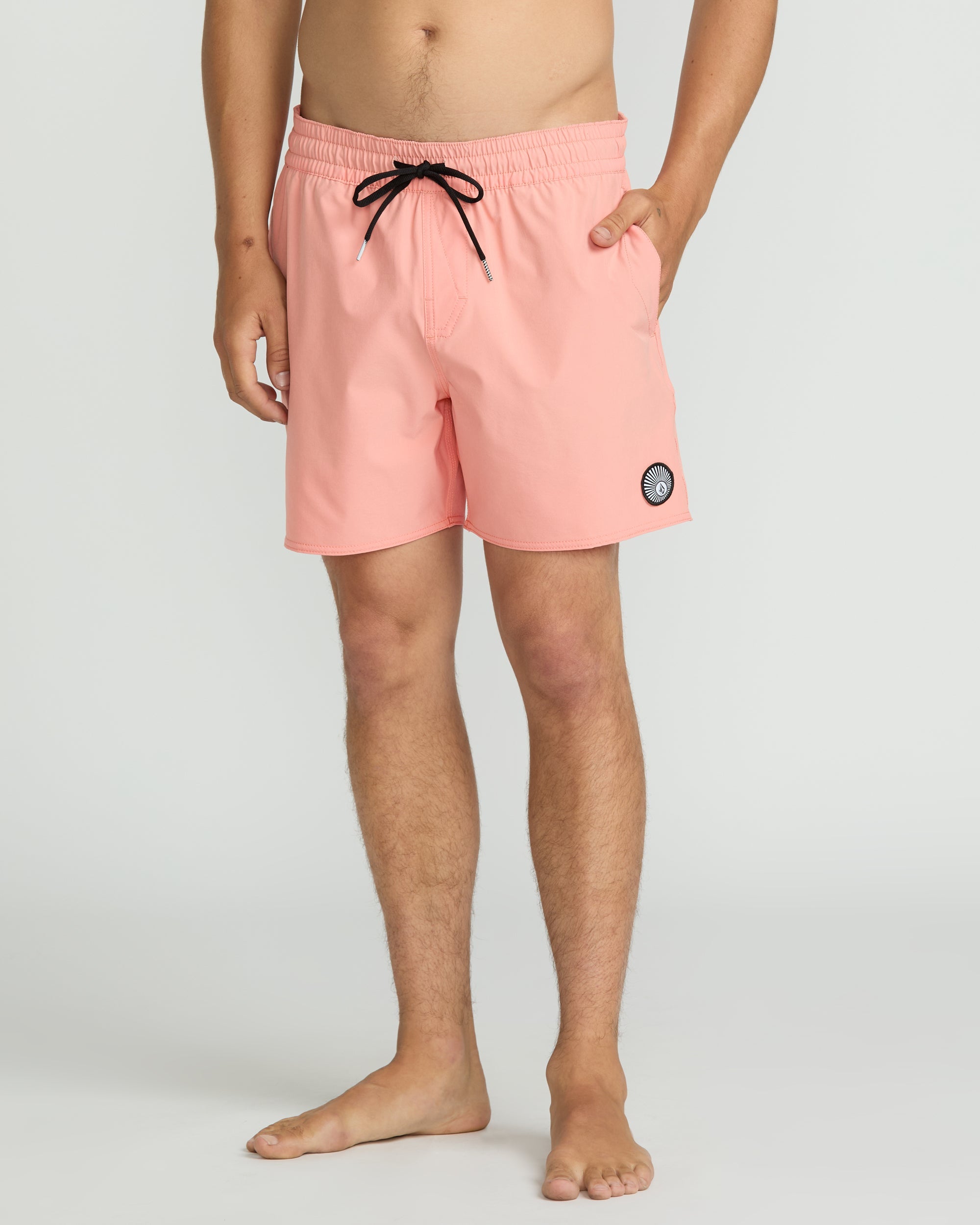 VOLCOM LIDO SOLID TRUNK 16 PFZ-PEACH FUZZ L